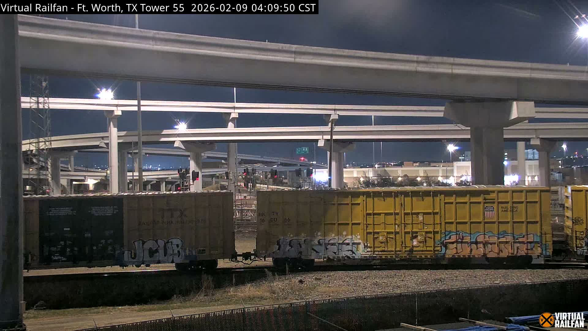 Fort Worth/Tower 55 Diamond Railroad Crossing Live Cam - Forth Worth, Tarrant ,Texas, USA 