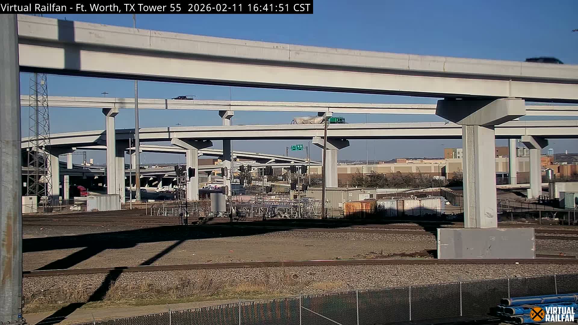 Fort Worth/Tower 55 Diamond Railroad Crossing Live Cam - Forth Worth, Tarrant ,Texas, USA 