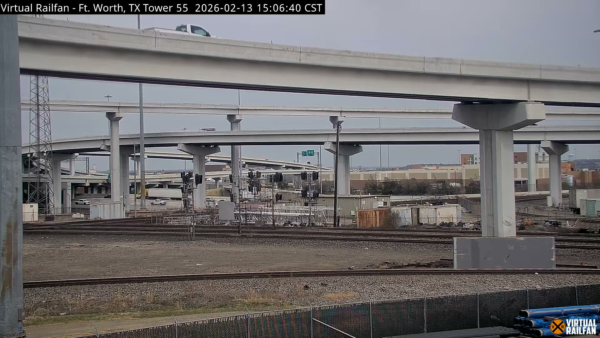 Fort Worth/Tower 55 Diamond Railroad Crossing Live Cam - Forth Worth, Tarrant ,Texas, USA 