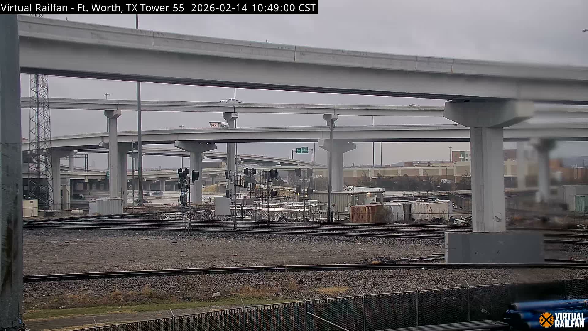 Fort Worth/Tower 55 Diamond Railroad Crossing Live Cam - Forth Worth, Tarrant ,Texas, USA 