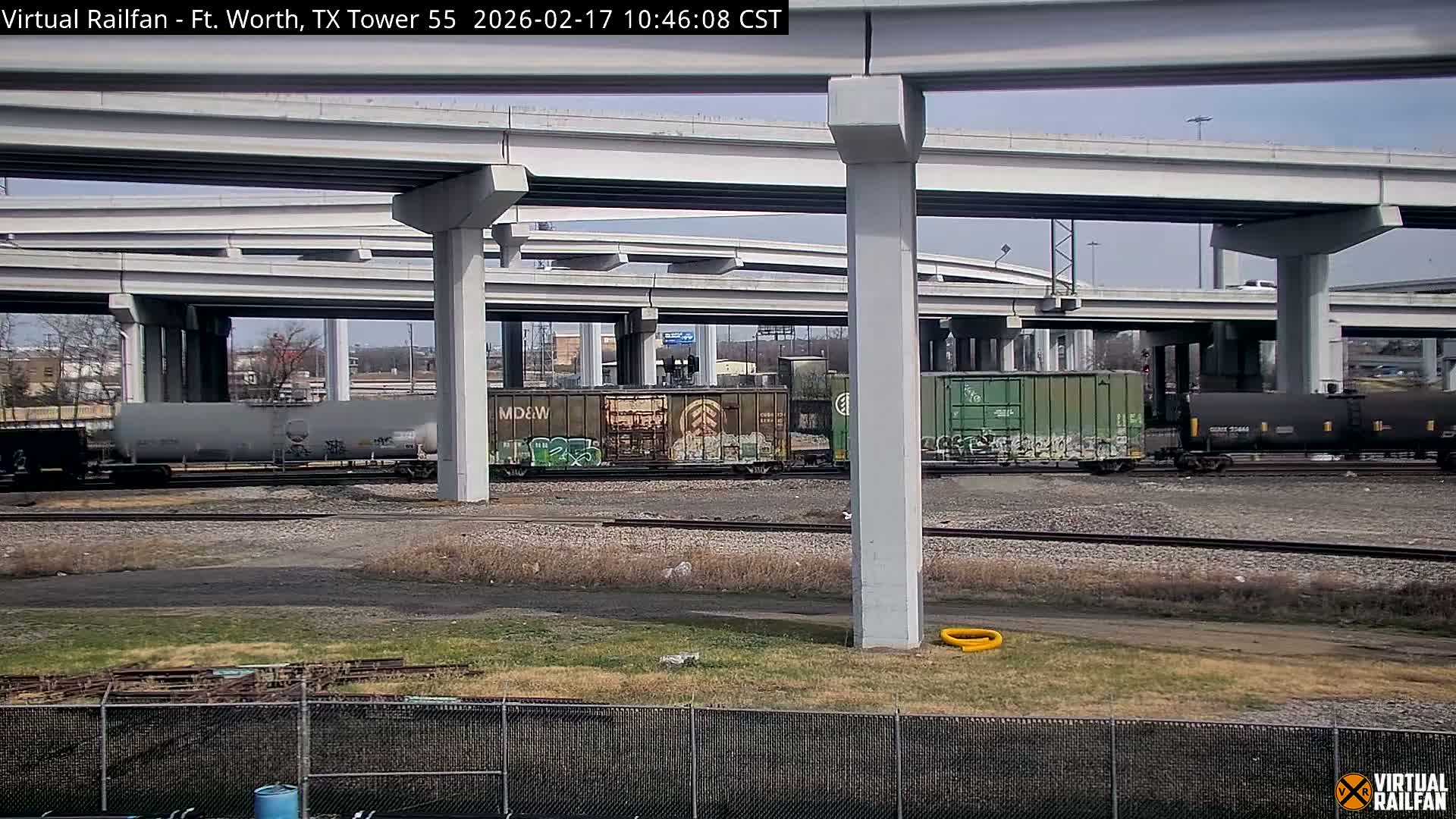 Fort Worth/Tower 55 Diamond Railroad Crossing Live Cam - Forth Worth, Tarrant ,Texas, USA 