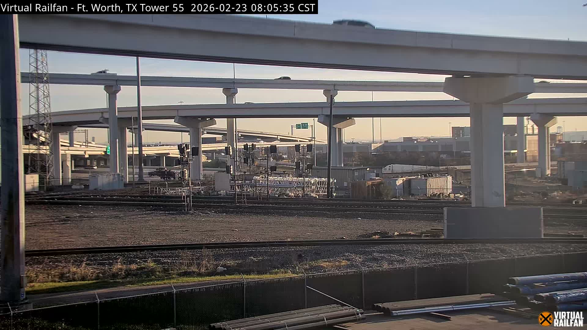 Fort Worth/Tower 55 Diamond Railroad Crossing Live Cam - Forth Worth, Tarrant ,Texas, USA 