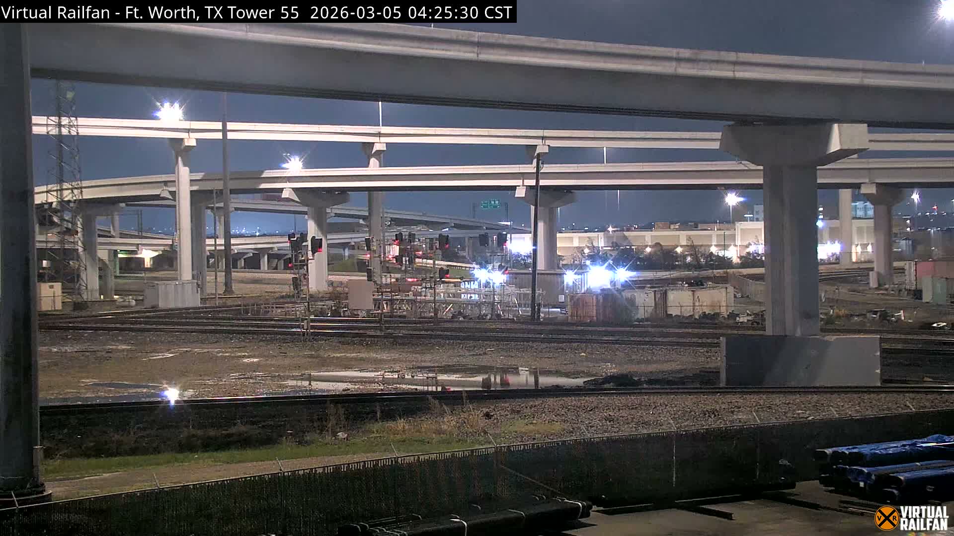 Fort Worth/Tower 55 Diamond Railroad Crossing Live Cam - Forth Worth, Tarrant ,Texas, USA 