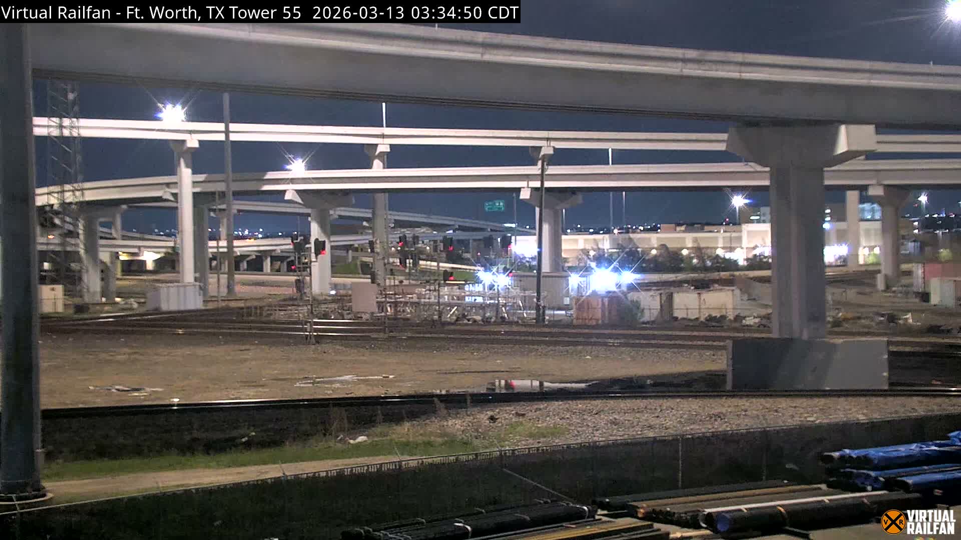Fort Worth/Tower 55 Diamond Railroad Crossing Live Cam - Forth Worth, Tarrant ,Texas, USA 