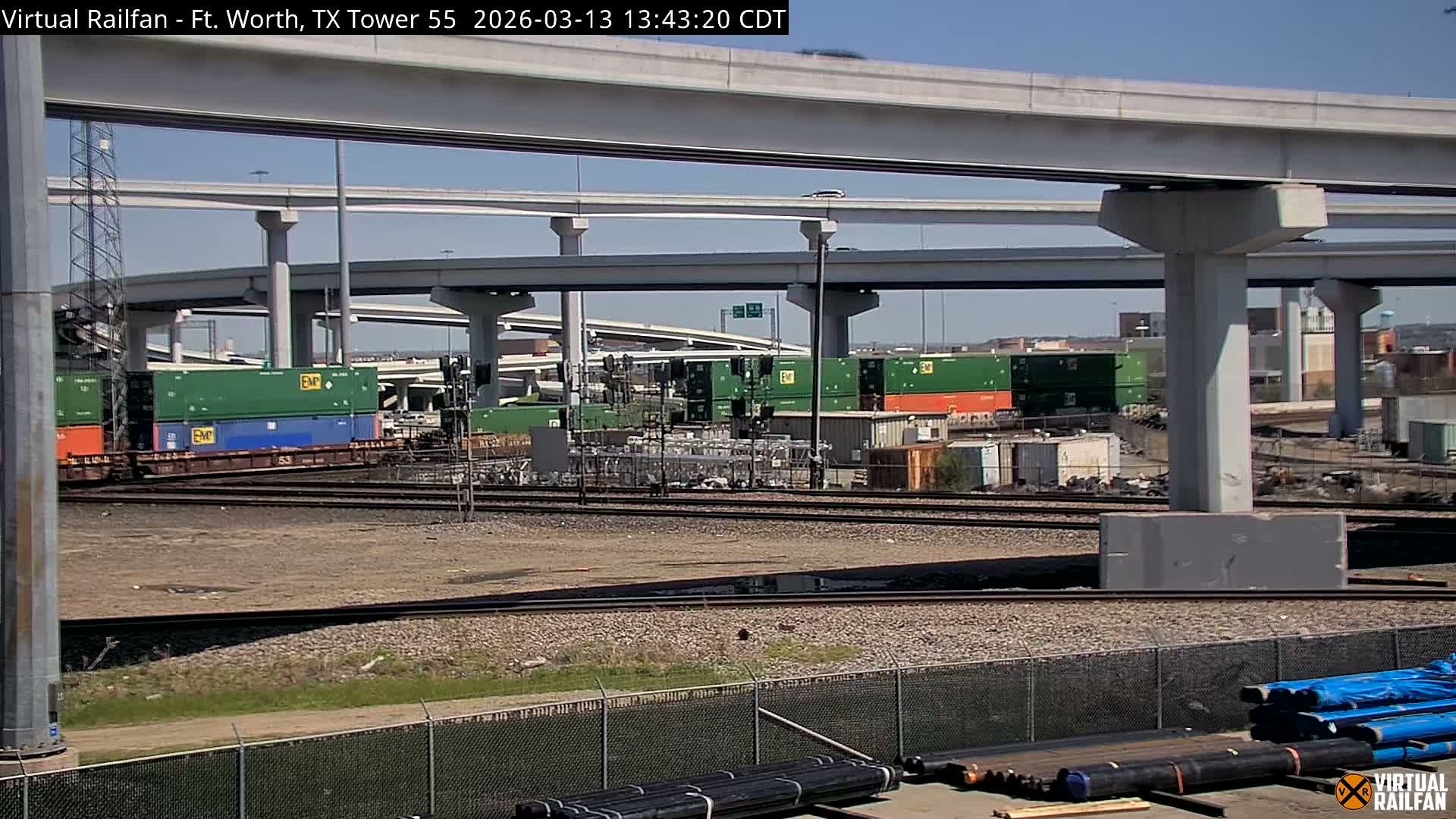 Fort Worth/Tower 55 Diamond Railroad Crossing Live Cam - Forth Worth, Tarrant ,Texas, USA 