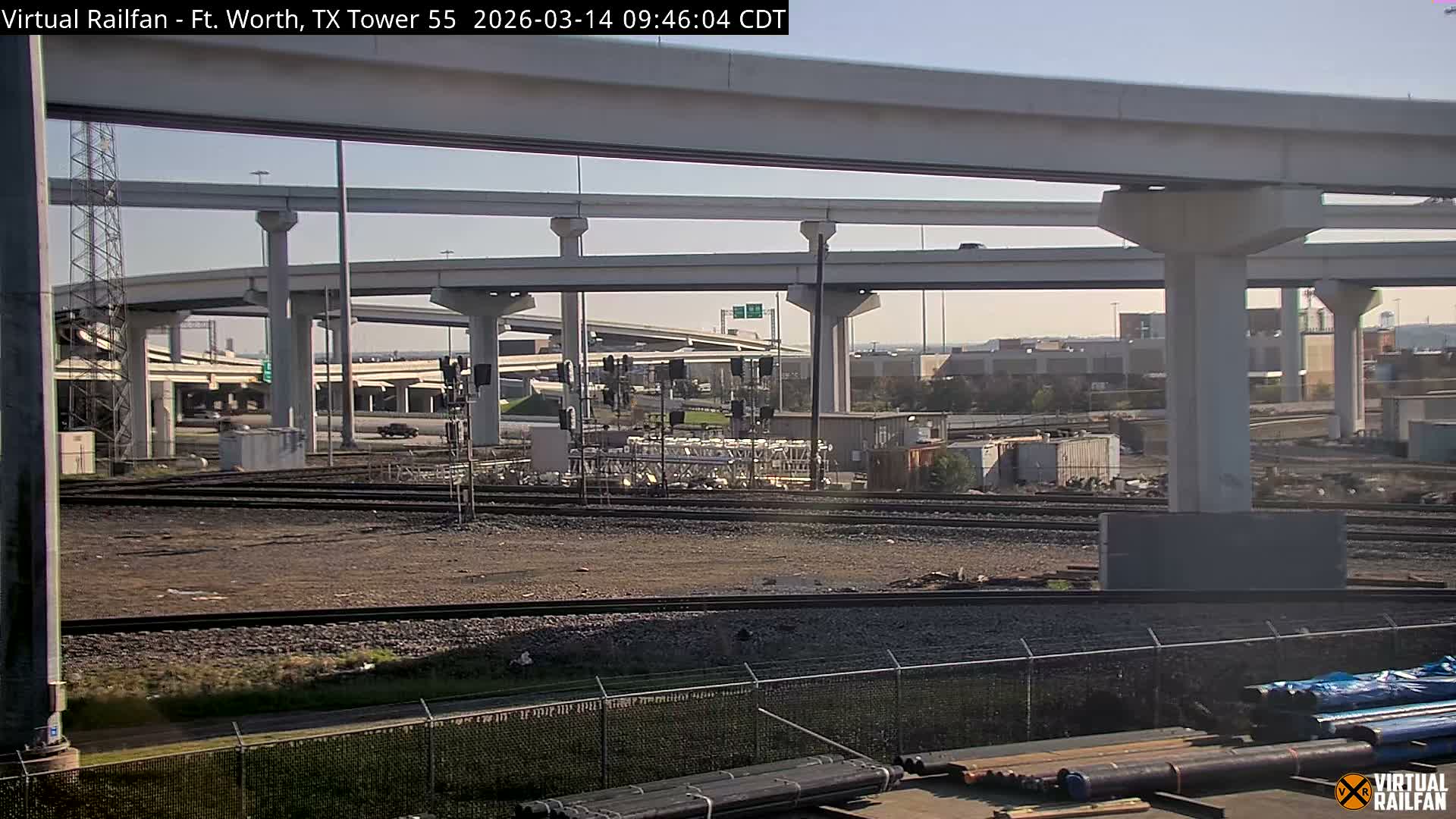 Fort Worth/Tower 55 Diamond Railroad Crossing Live Cam - Forth Worth, Tarrant ,Texas, USA 