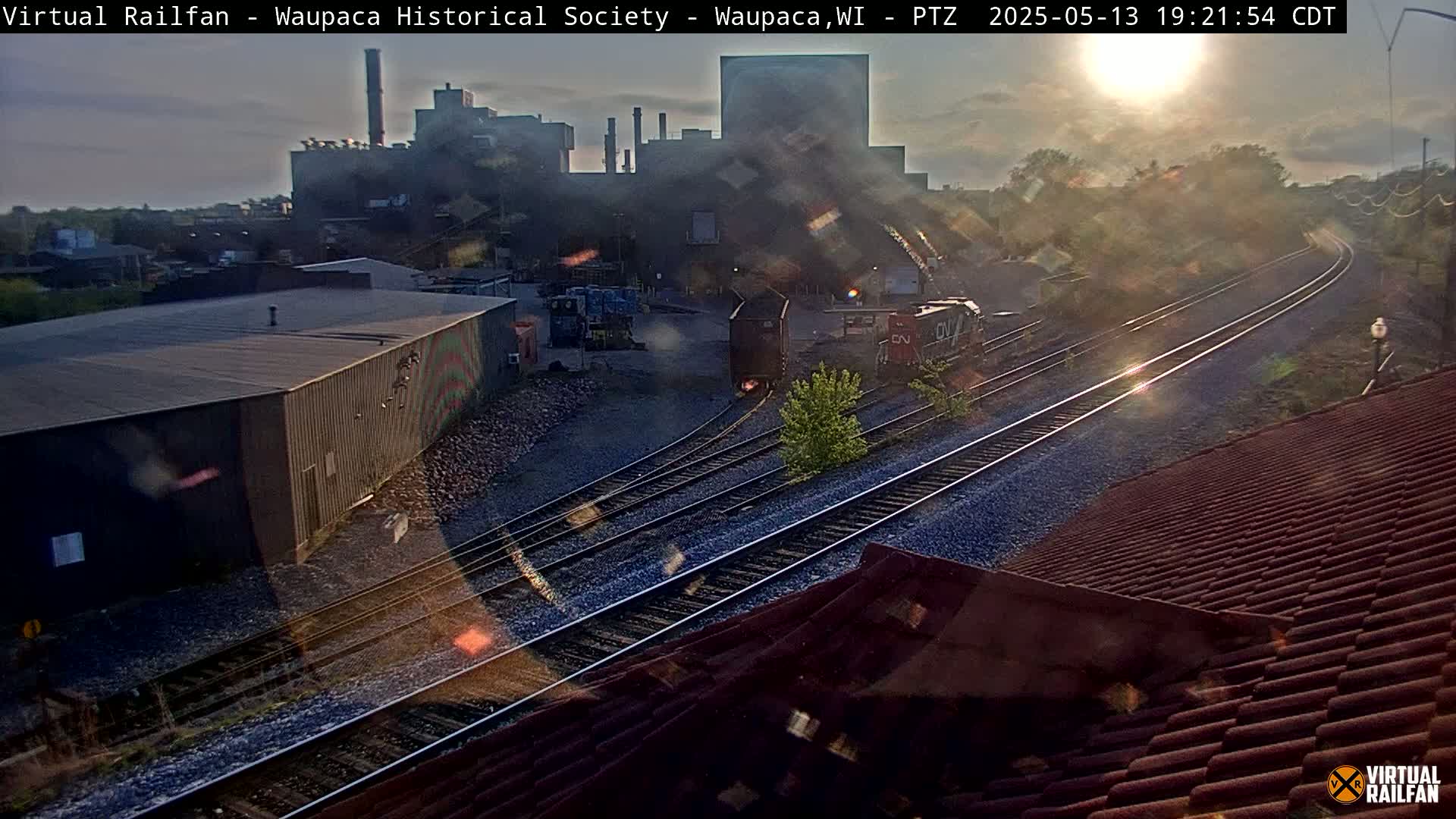 Waupaca City & Waupaca Train Station Live Cam - Waupaca, Waupaca County, Wisconsin, USA
