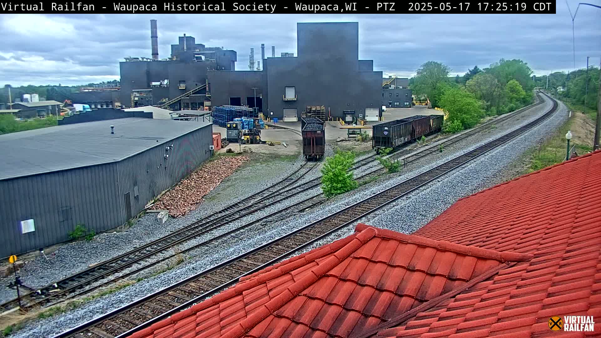 Waupaca City & Waupaca Train Station Live Cam - Waupaca, Waupaca County, Wisconsin, USA