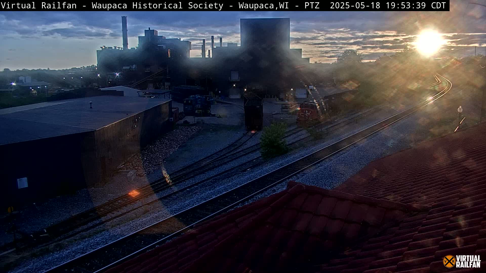 Waupaca City & Waupaca Train Station Live Cam - Waupaca, Waupaca County, Wisconsin, USA