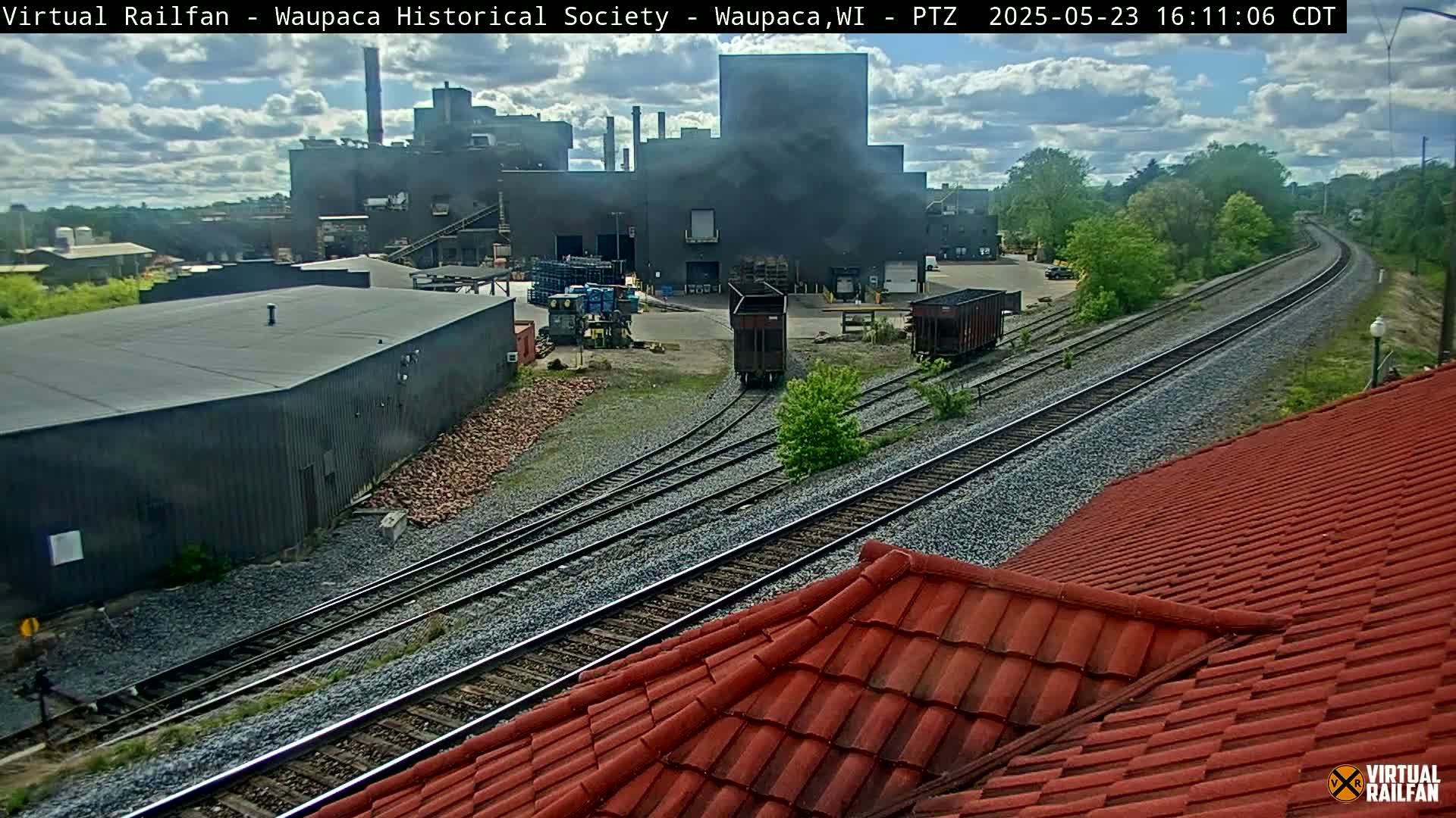 Waupaca City & Waupaca Train Station Live Cam - Waupaca, Waupaca County, Wisconsin, USA