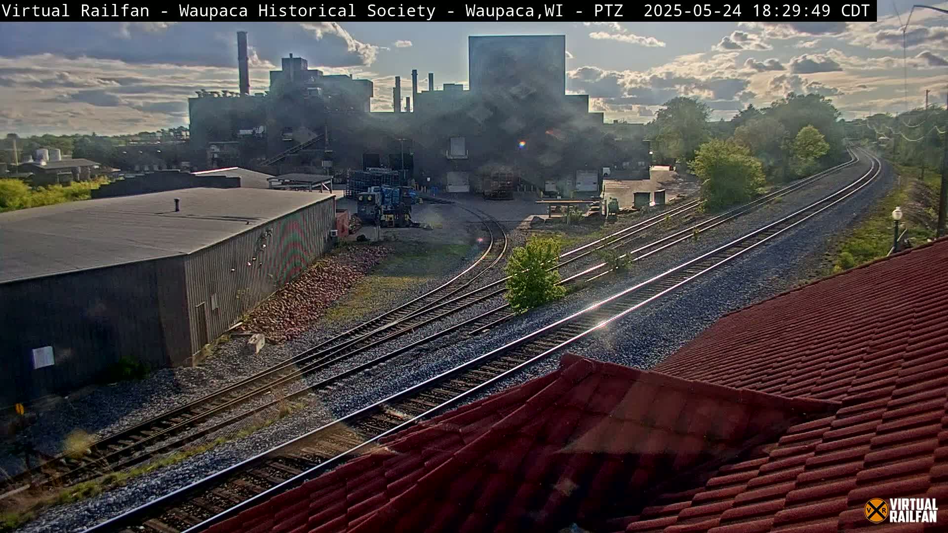 Waupaca City & Waupaca Train Station Live Cam - Waupaca, Waupaca County, Wisconsin, USA