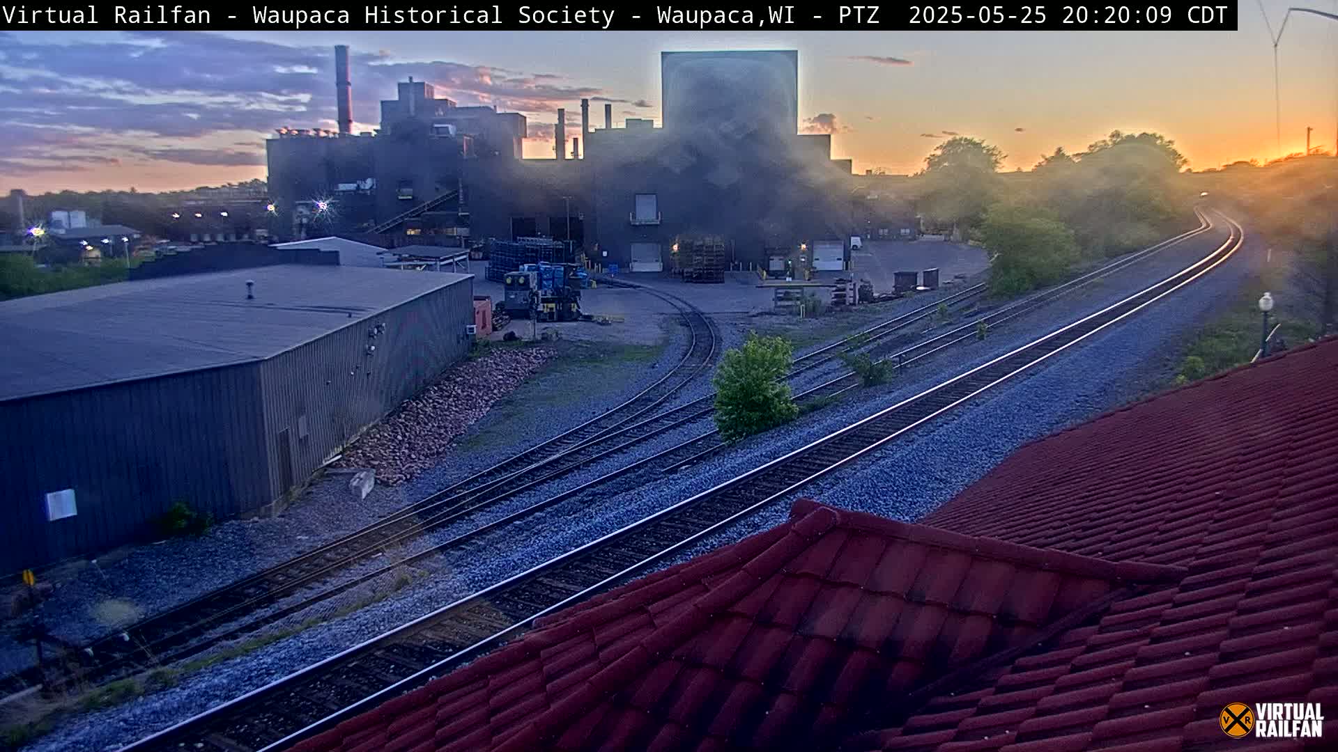 Waupaca City & Waupaca Train Station Live Cam - Waupaca, Waupaca County, Wisconsin, USA