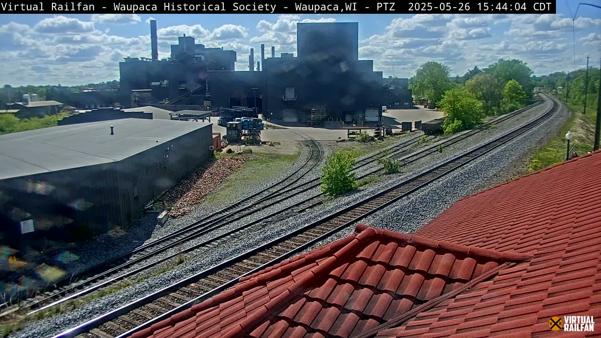 Waupaca City & Waupaca Train Station Live Cam - Waupaca, Waupaca County, Wisconsin, USA