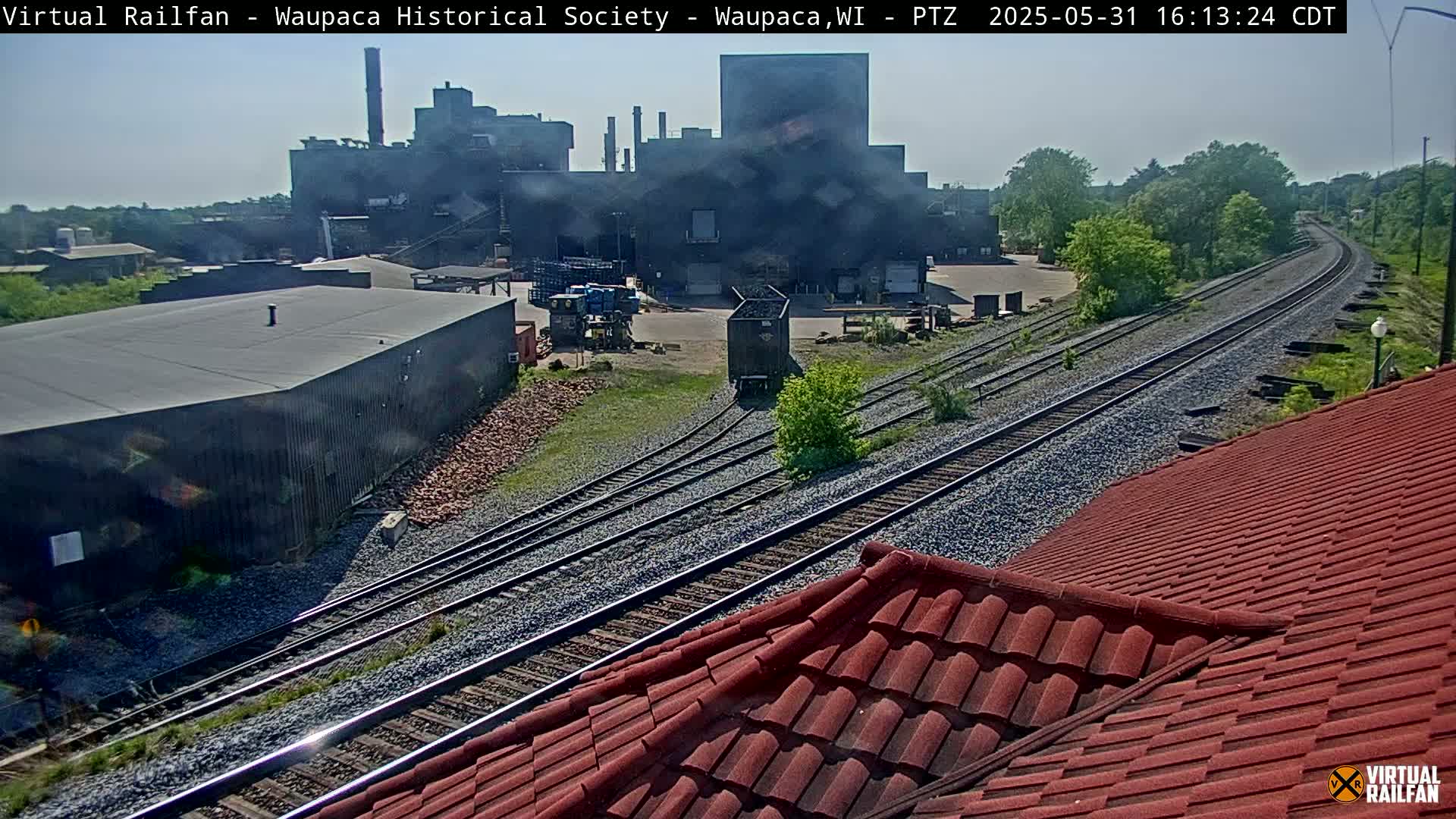 Waupaca City & Waupaca Train Station Live Cam - Waupaca, Waupaca County, Wisconsin, USA