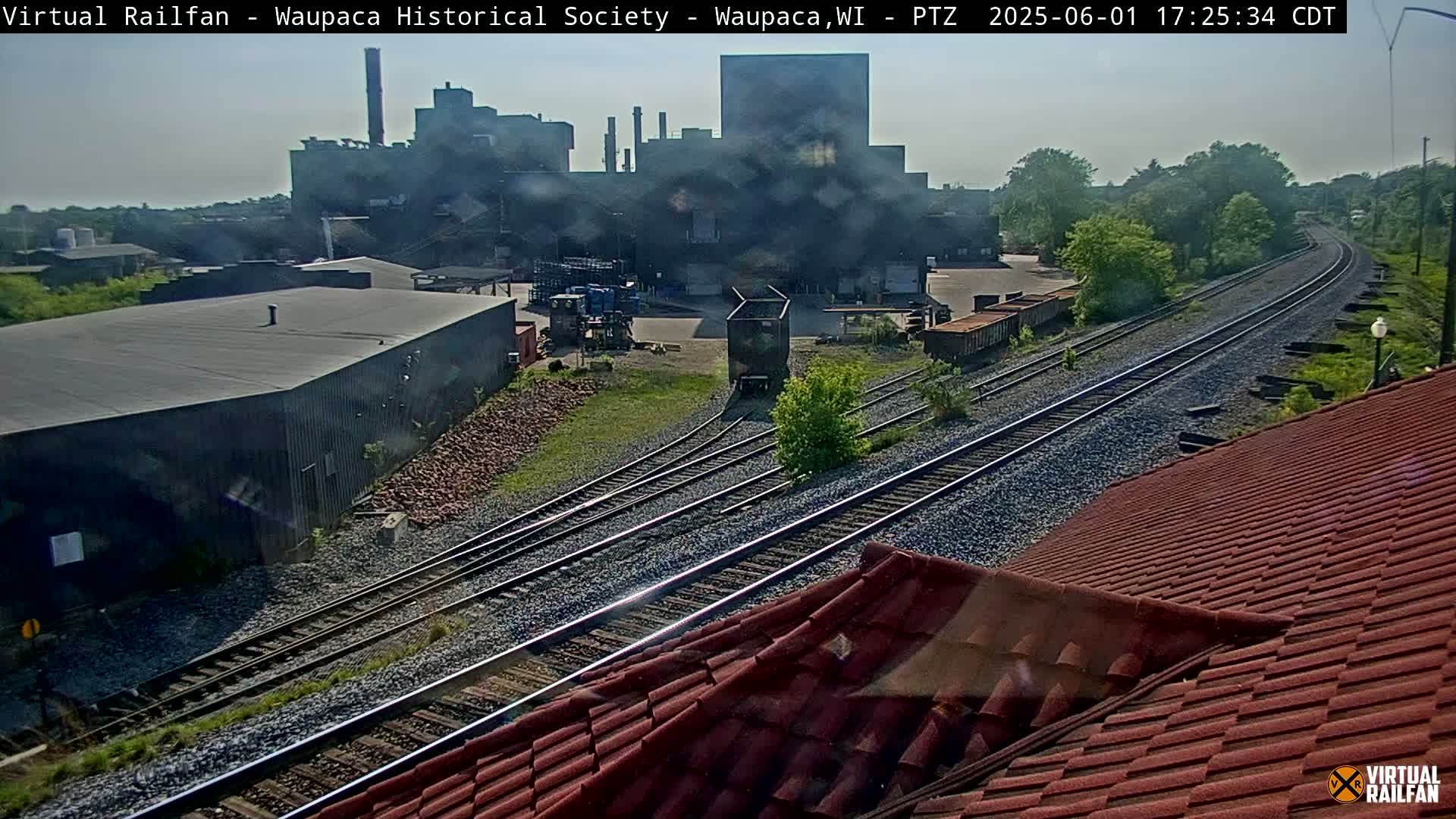 Waupaca City & Waupaca Train Station Live Cam - Waupaca, Waupaca County, Wisconsin, USA