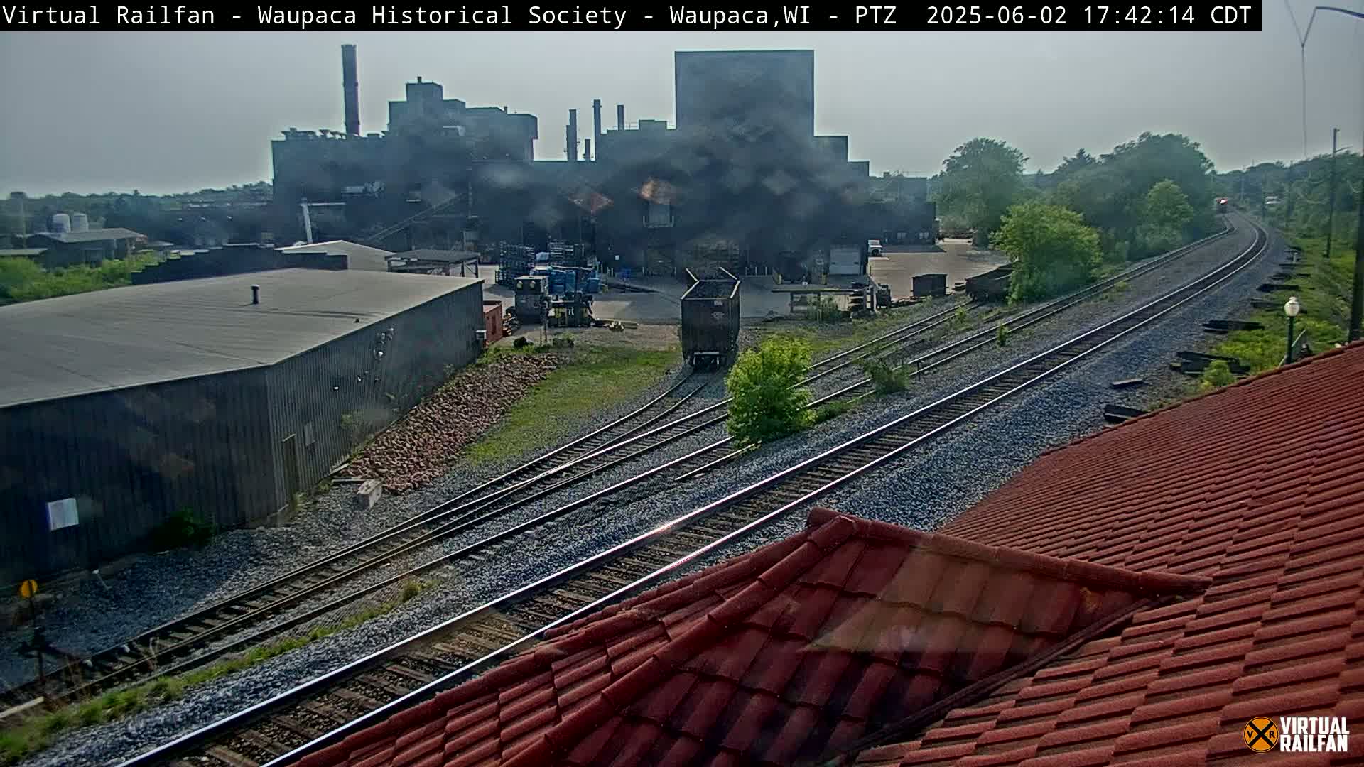 Waupaca City & Waupaca Train Station Live Cam - Waupaca, Waupaca County, Wisconsin, USA