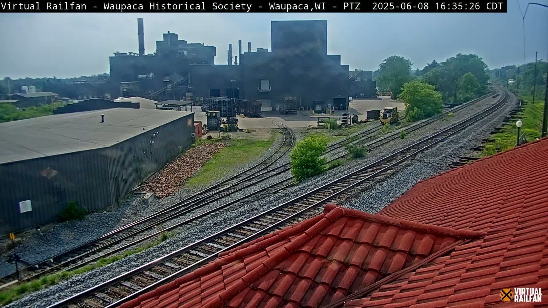 Waupaca City & Waupaca Train Station Live Cam - Waupaca, Waupaca County, Wisconsin, USA