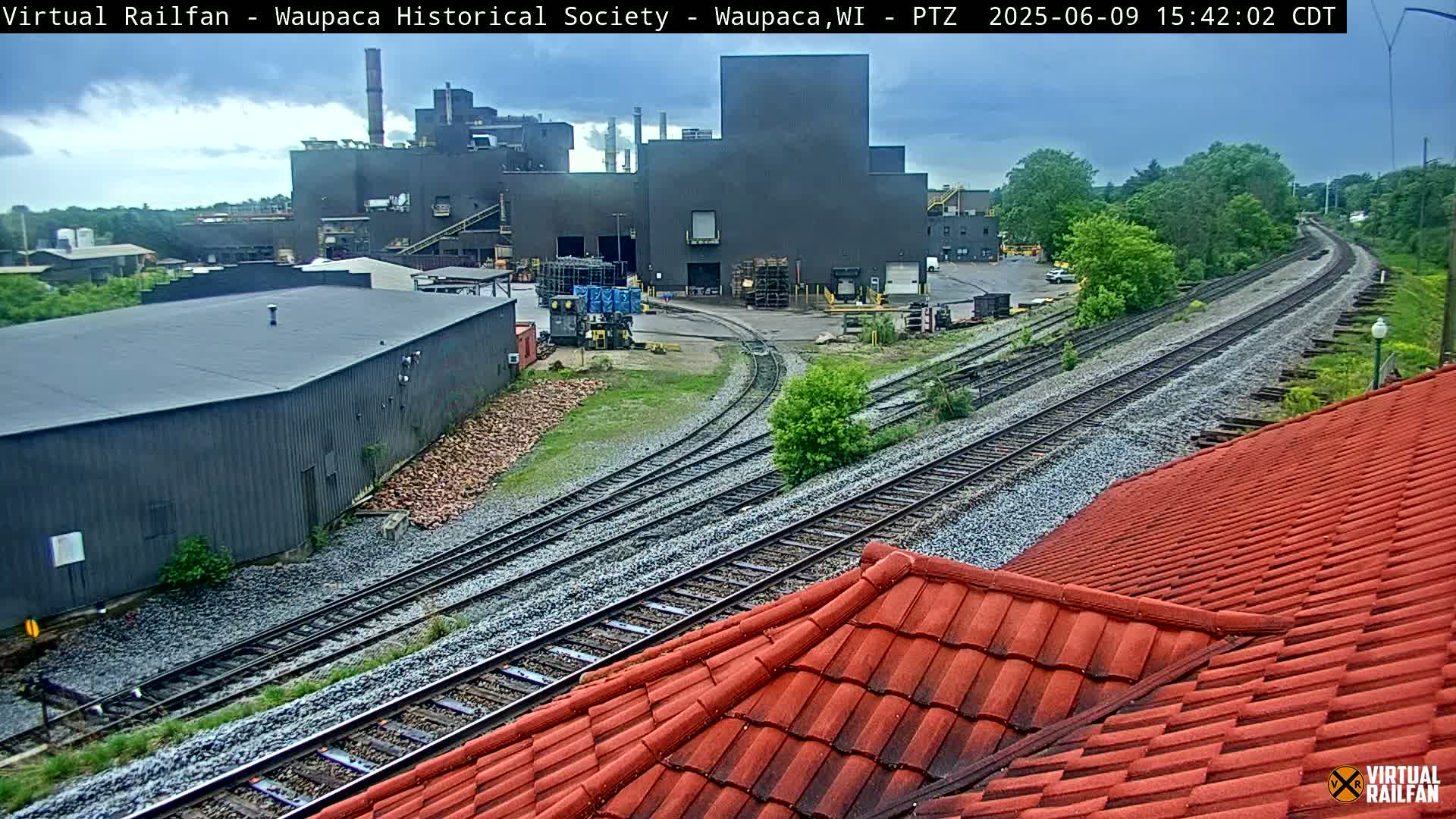 Waupaca City & Waupaca Train Station Live Cam - Waupaca, Waupaca County, Wisconsin, USA