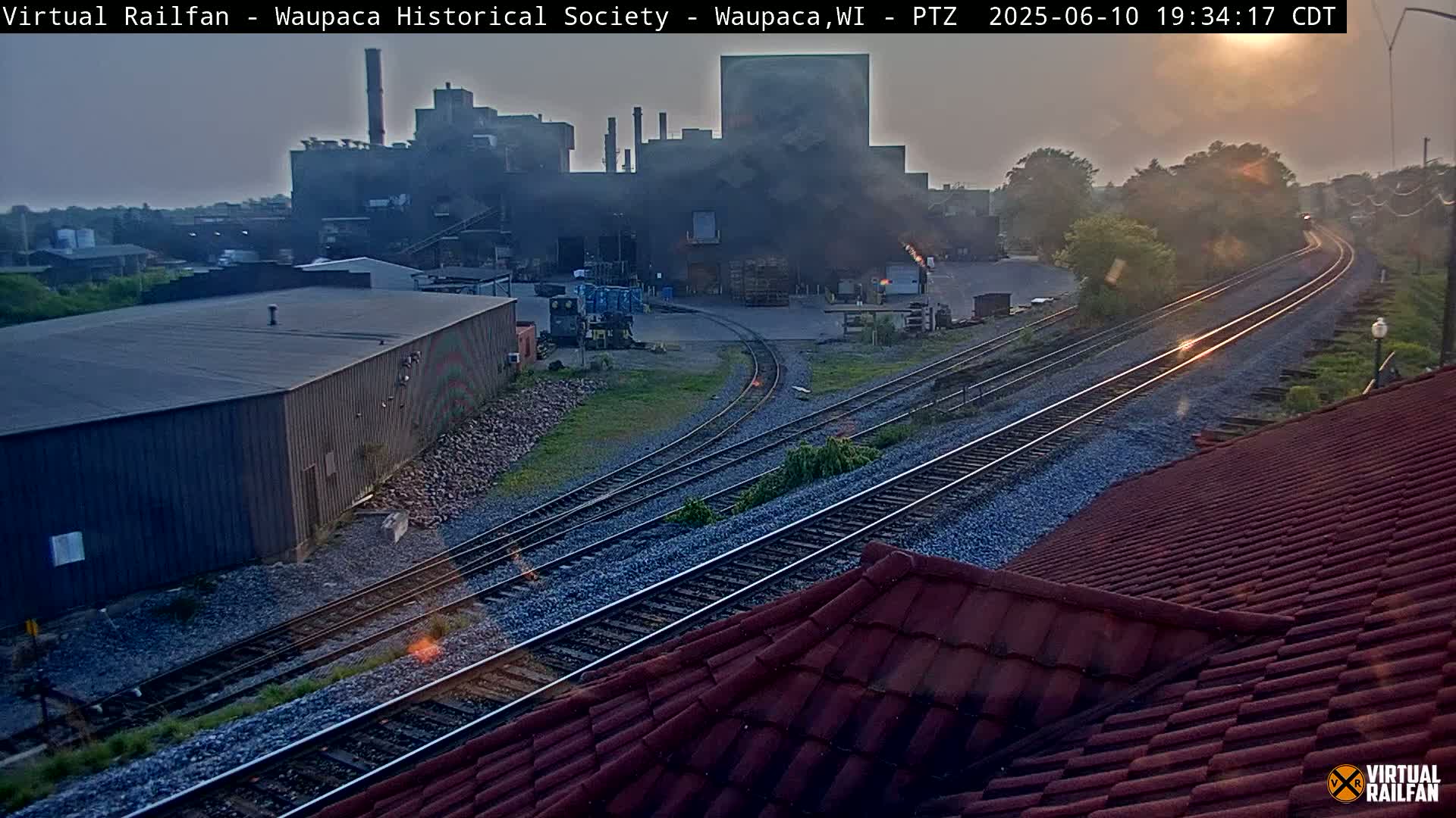 Waupaca City & Waupaca Train Station Live Cam - Waupaca, Waupaca County, Wisconsin, USA