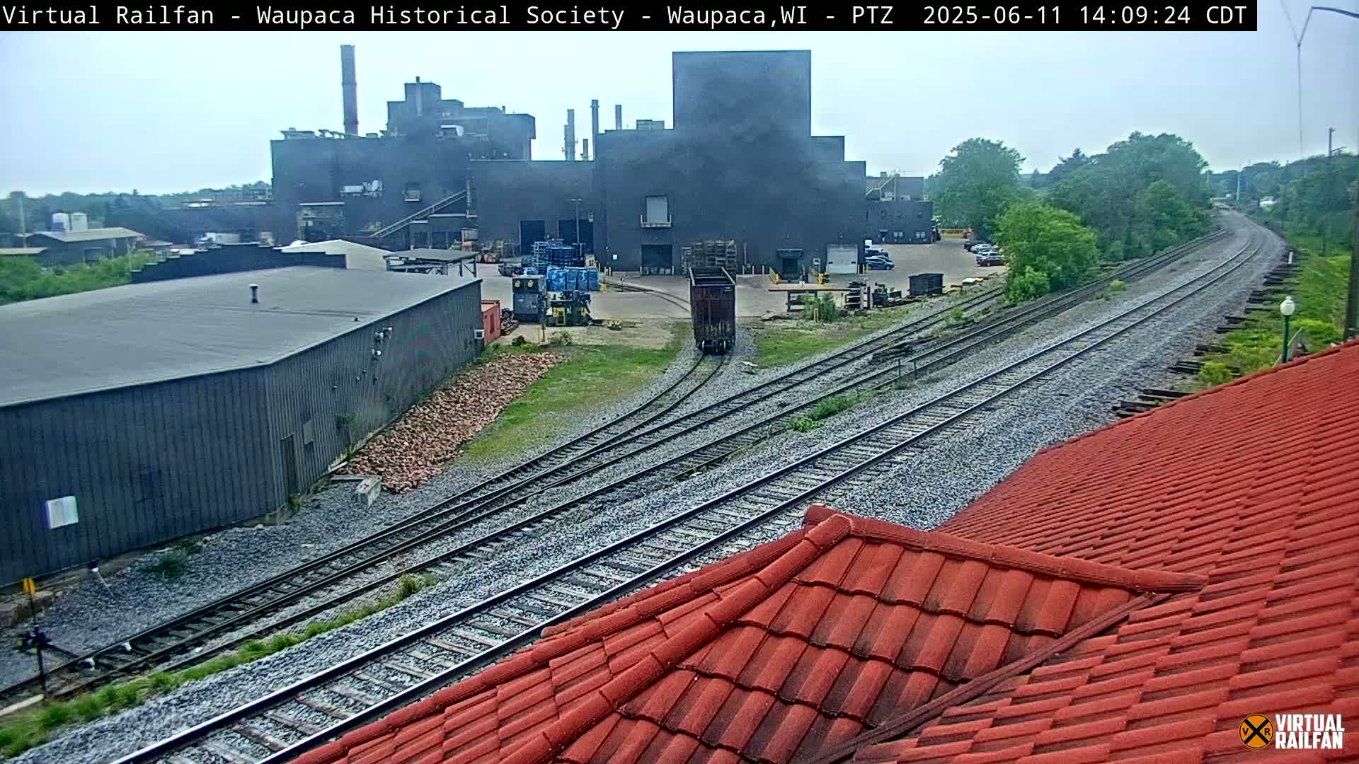 Waupaca City & Waupaca Train Station Live Cam - Waupaca, Waupaca County, Wisconsin, USA