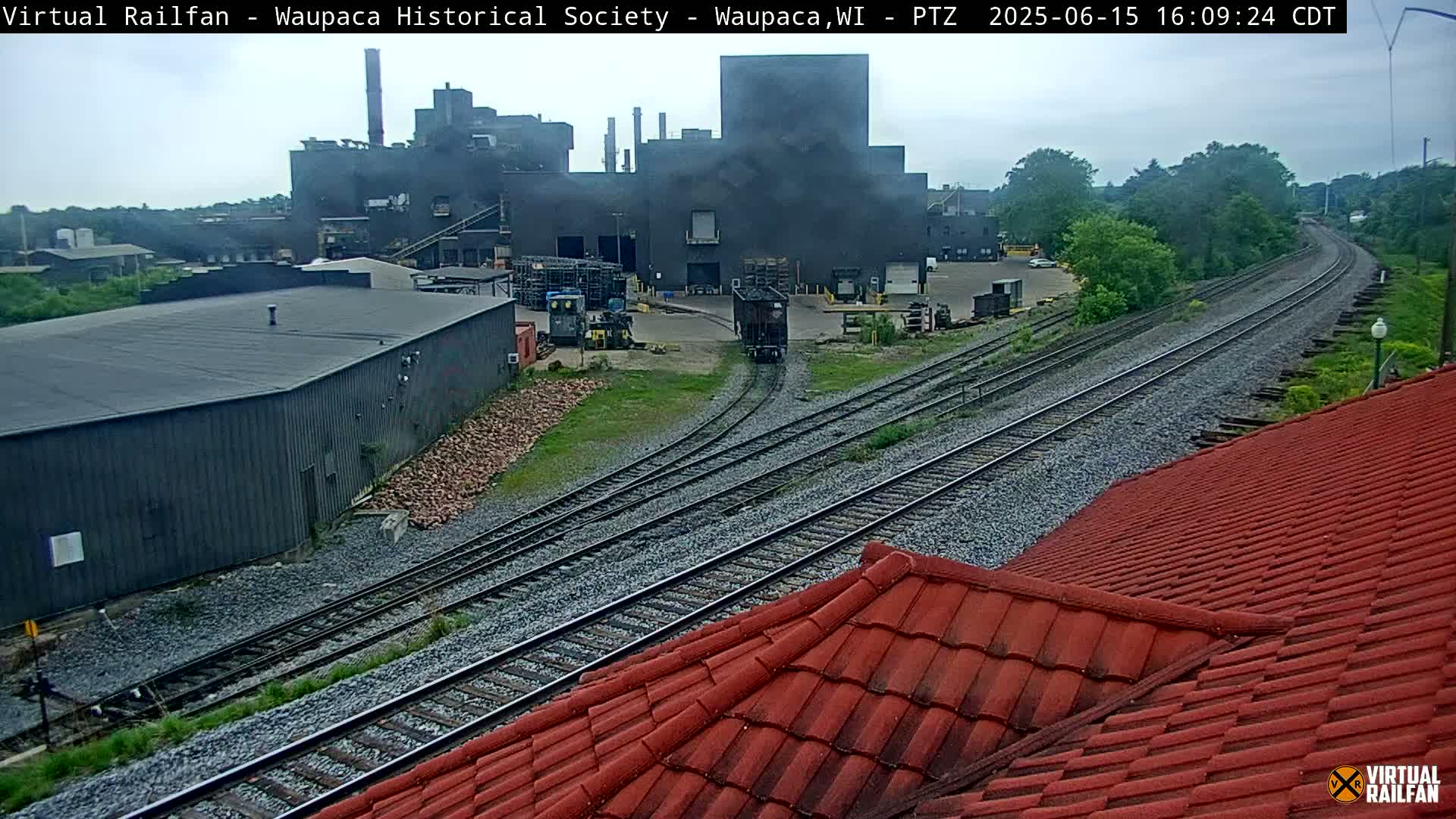 Waupaca City & Waupaca Train Station Live Cam - Waupaca, Waupaca County, Wisconsin, USA