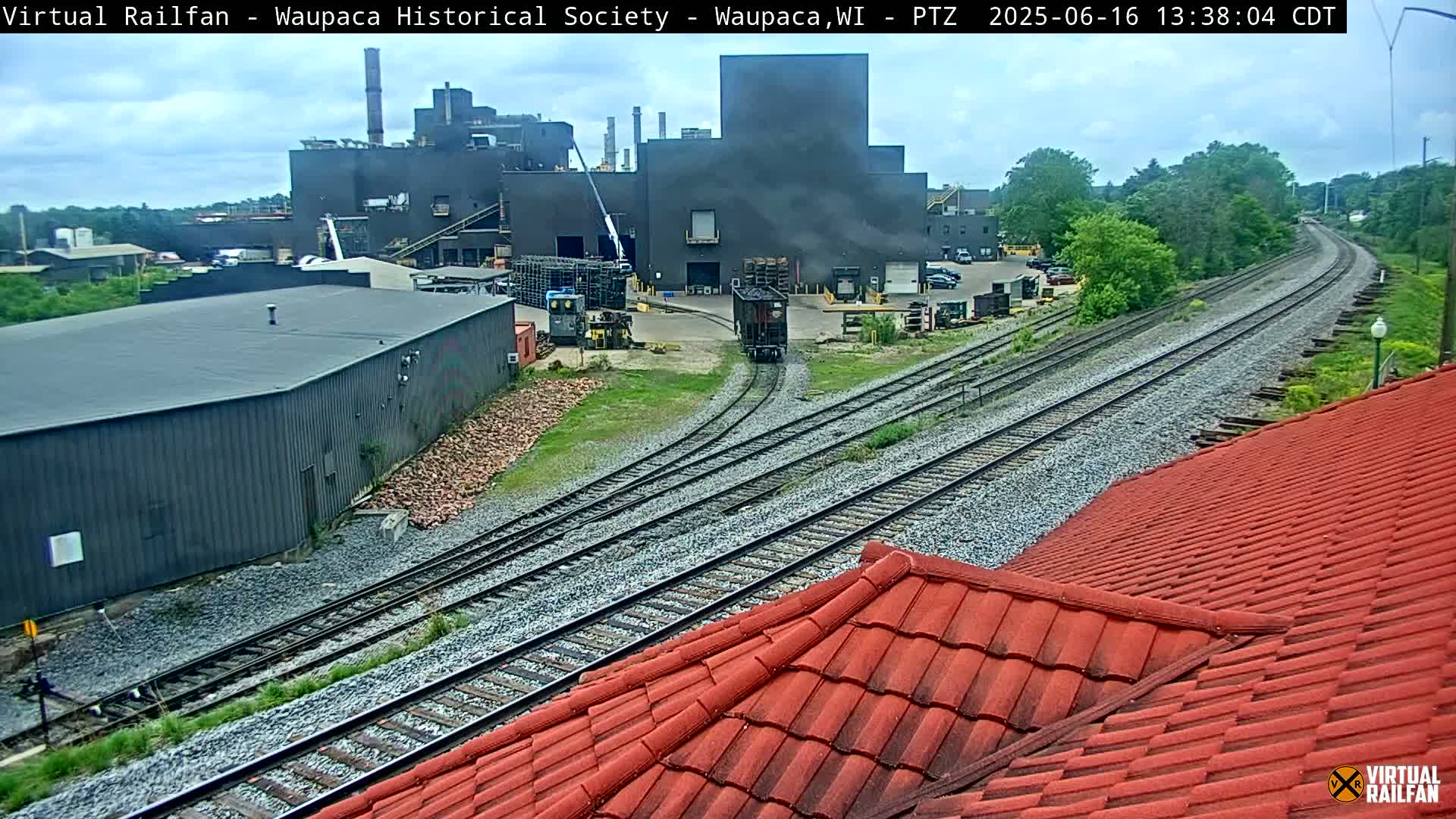 Waupaca City & Waupaca Train Station Live Cam - Waupaca, Waupaca County, Wisconsin, USA