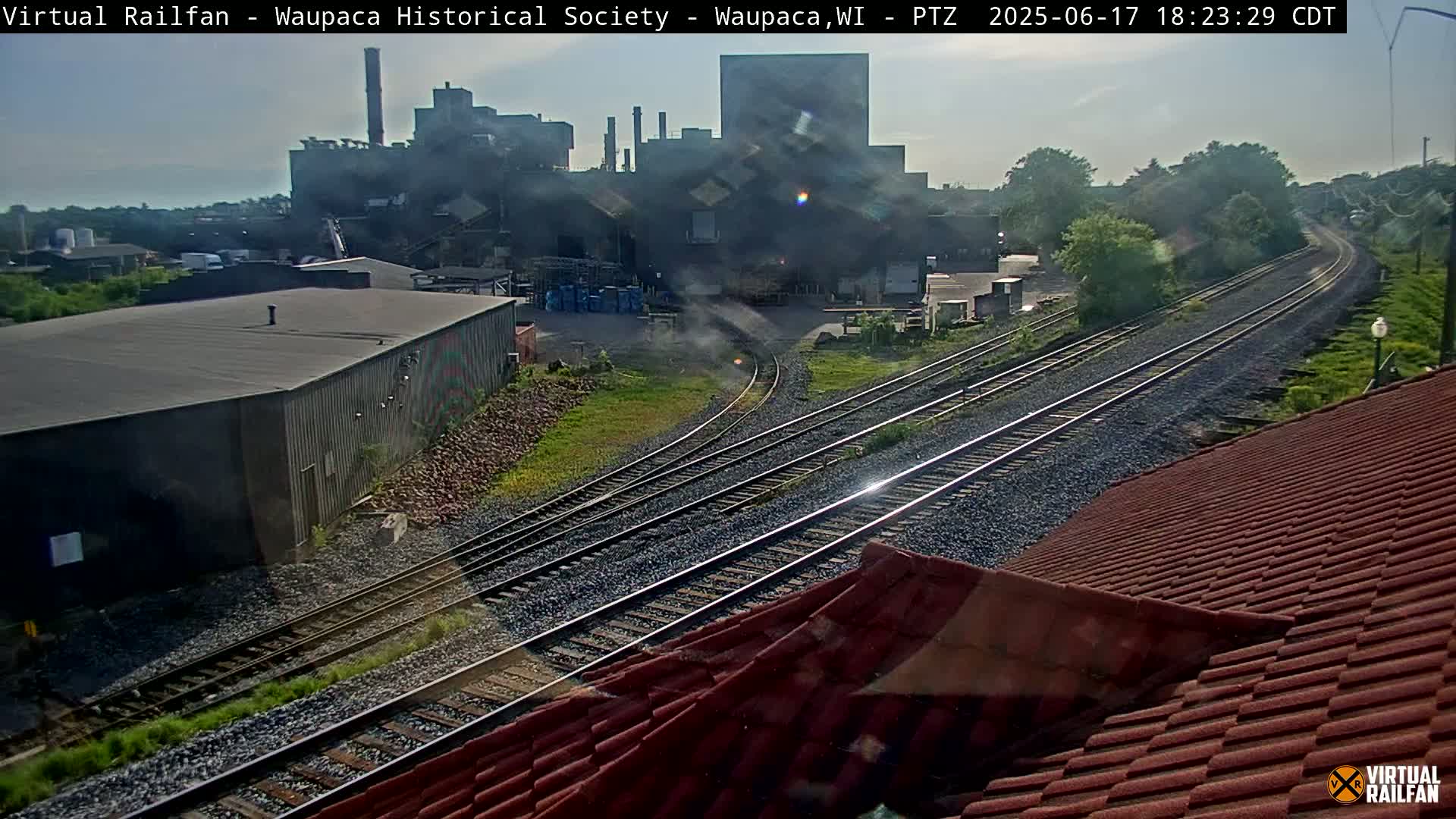 Waupaca City & Waupaca Train Station Live Cam - Waupaca, Waupaca County, Wisconsin, USA