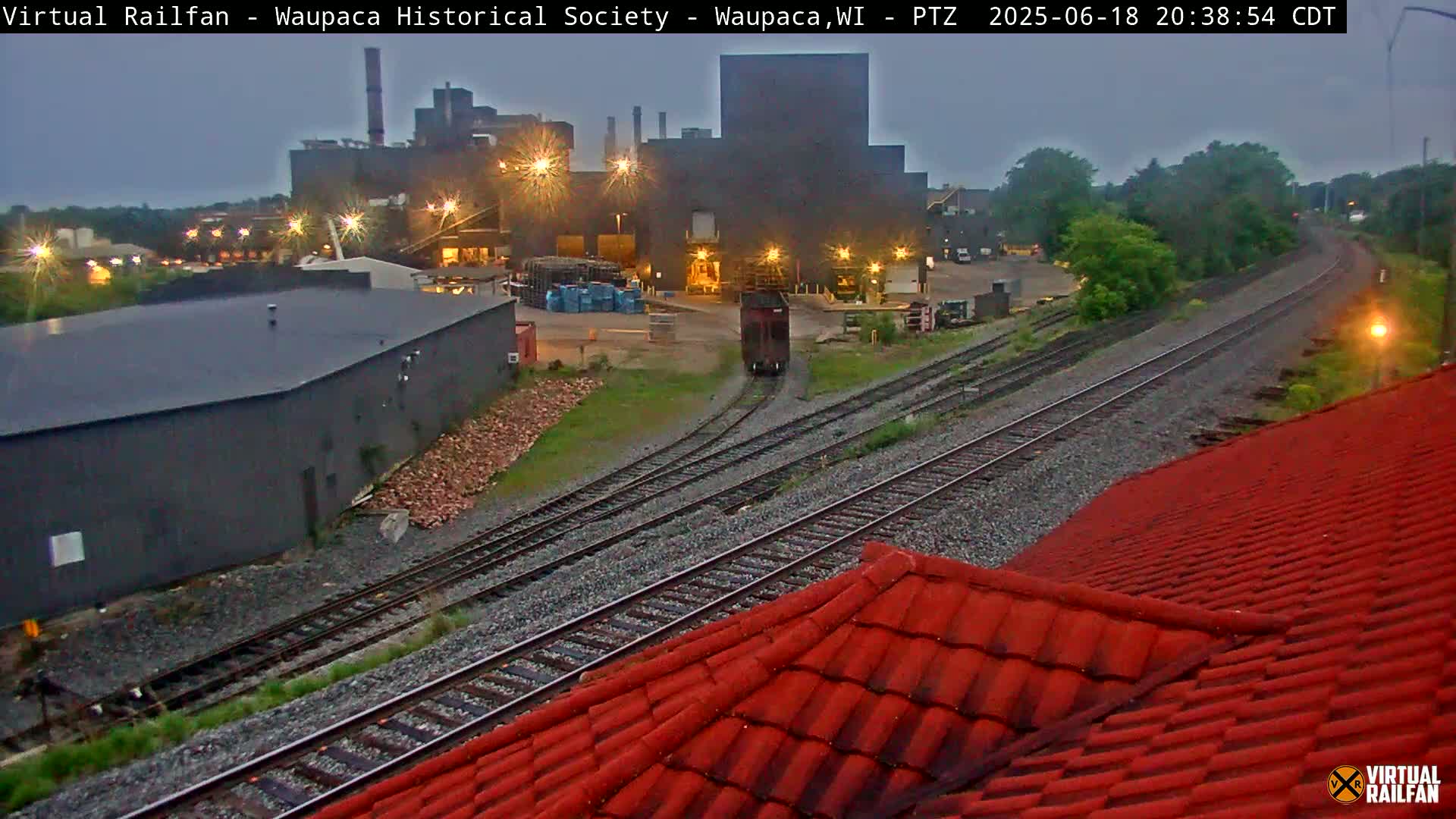 Waupaca City & Waupaca Train Station Live Cam - Waupaca, Waupaca County, Wisconsin, USA
