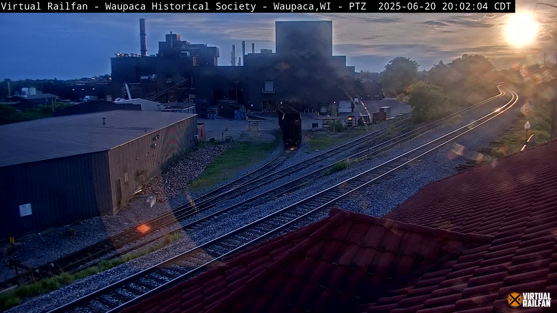 Waupaca City & Waupaca Train Station Live Cam - Waupaca, Waupaca County, Wisconsin, USA