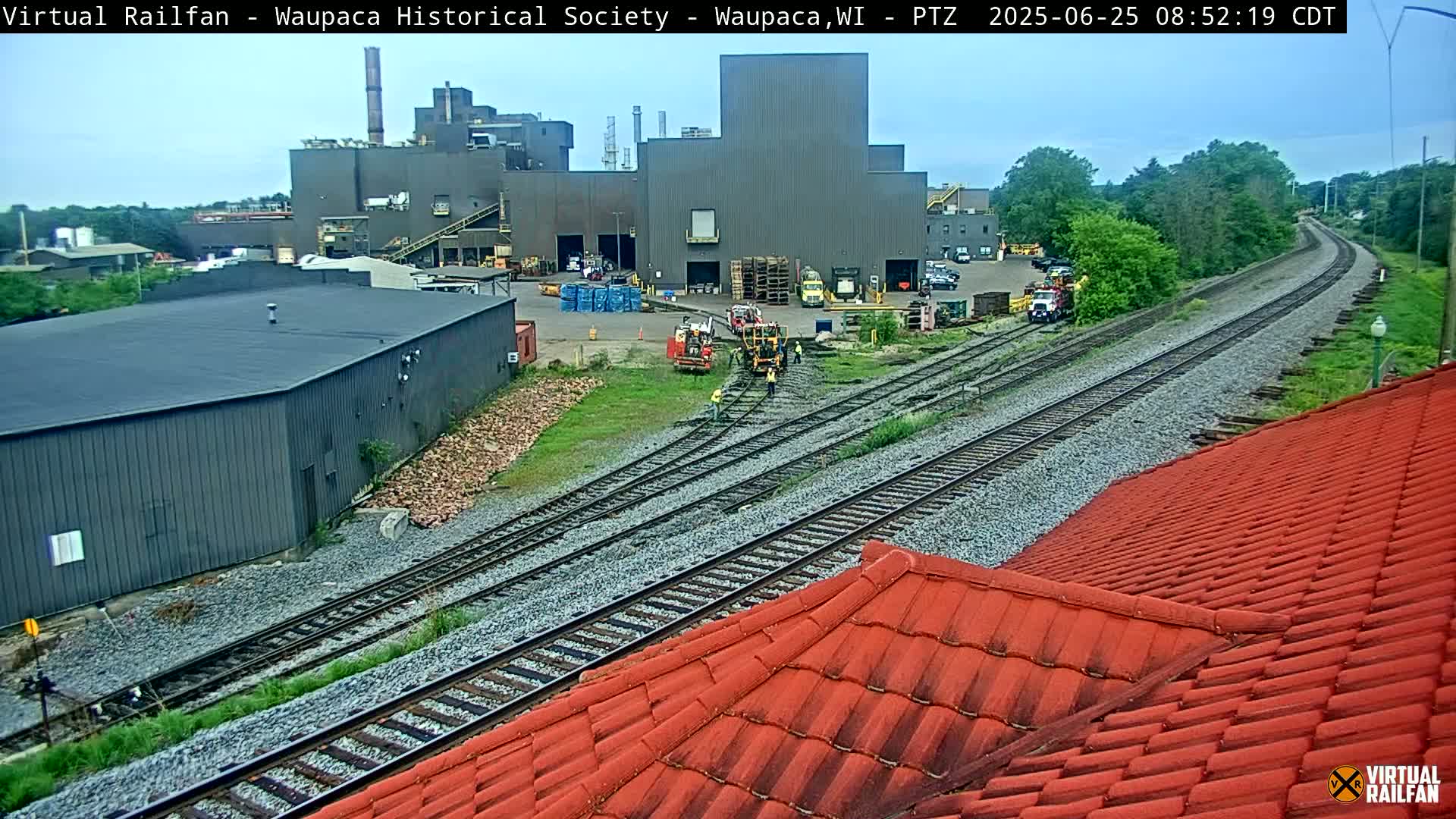 Waupaca City & Waupaca Train Station Live Cam - Waupaca, Waupaca County, Wisconsin, USA