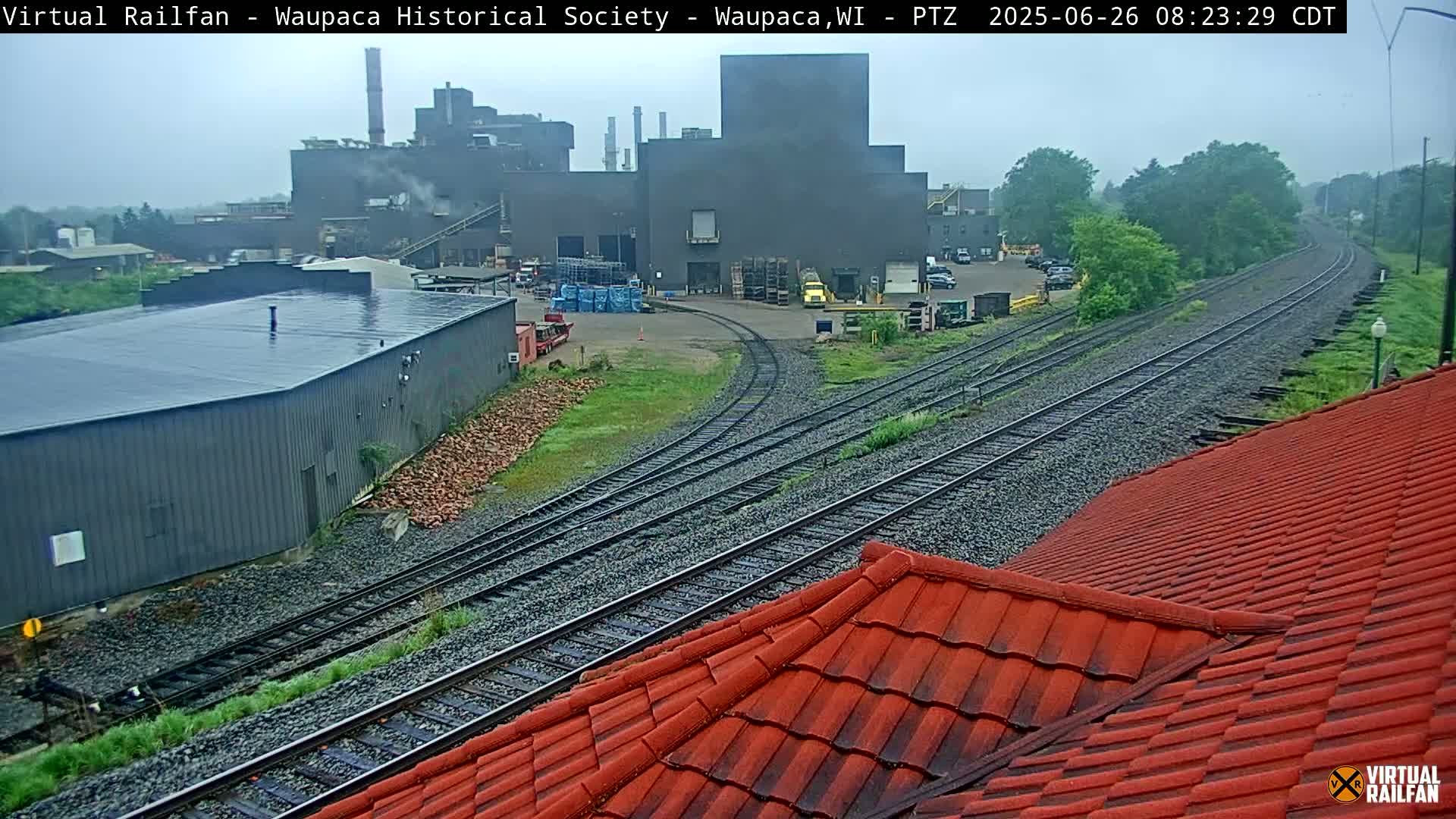 Waupaca City & Waupaca Train Station Live Cam - Waupaca, Waupaca County, Wisconsin, USA