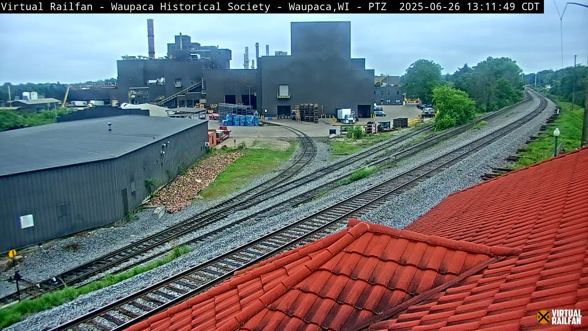 Waupaca City & Waupaca Train Station Live Cam - Waupaca, Waupaca County, Wisconsin, USA