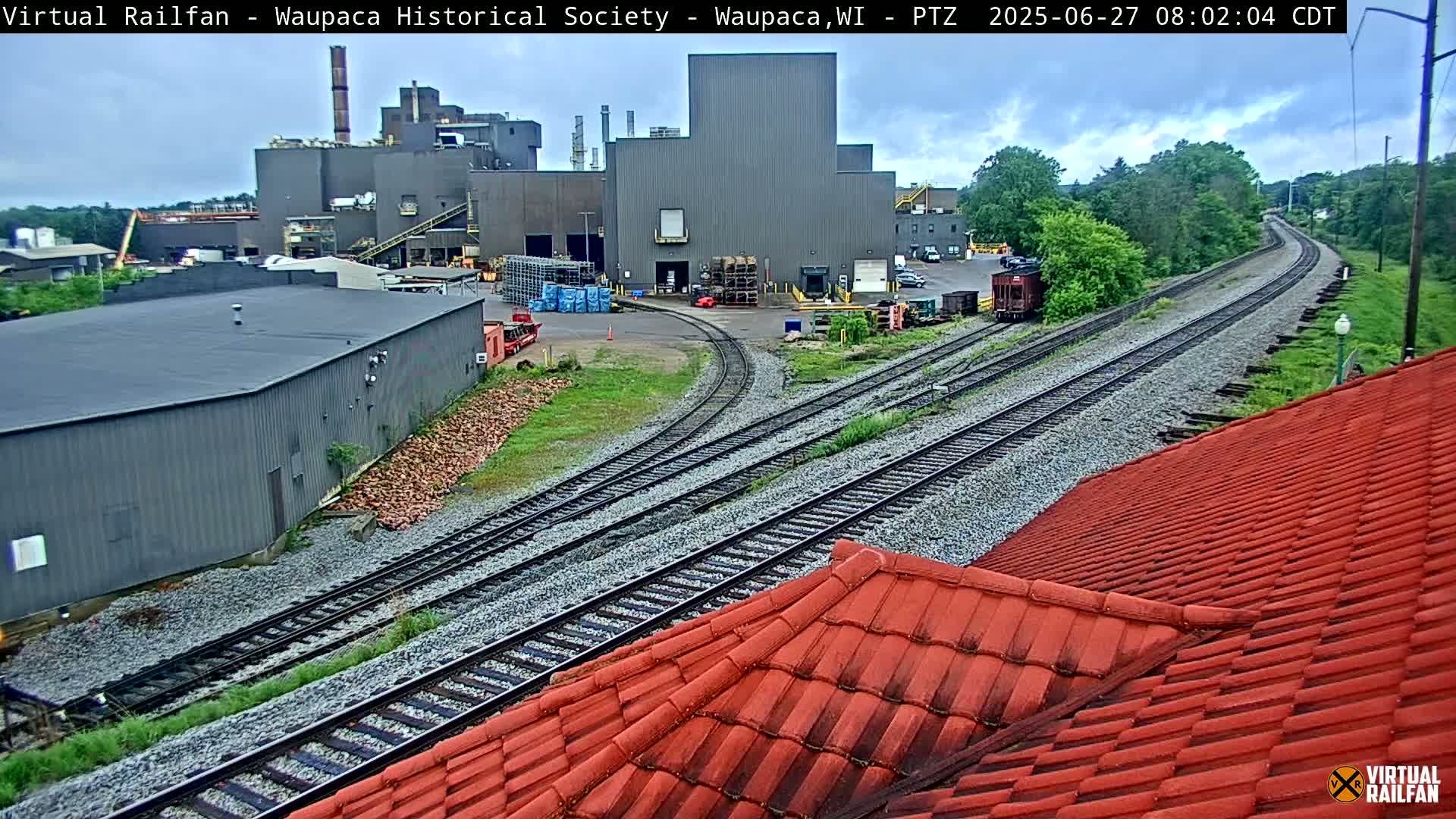 Waupaca City & Waupaca Train Station Live Cam - Waupaca, Waupaca County, Wisconsin, USA