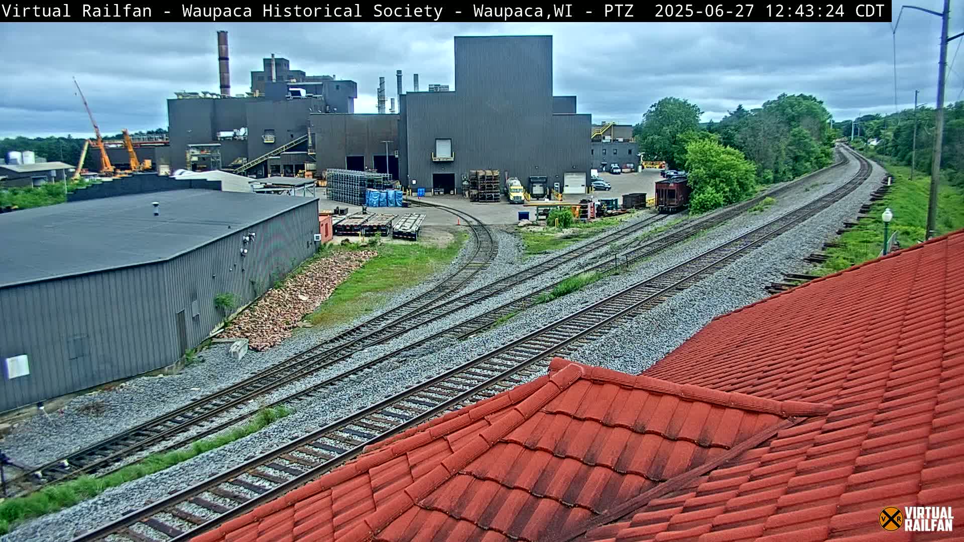 Waupaca City & Waupaca Train Station Live Cam - Waupaca, Waupaca County, Wisconsin, USA