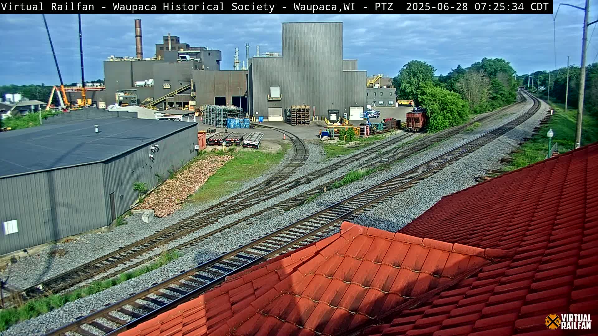 Waupaca City & Waupaca Train Station Live Cam - Waupaca, Waupaca County, Wisconsin, USA