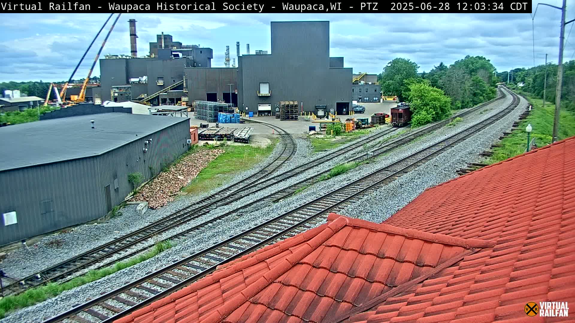 Waupaca City & Waupaca Train Station Live Cam - Waupaca, Waupaca County, Wisconsin, USA