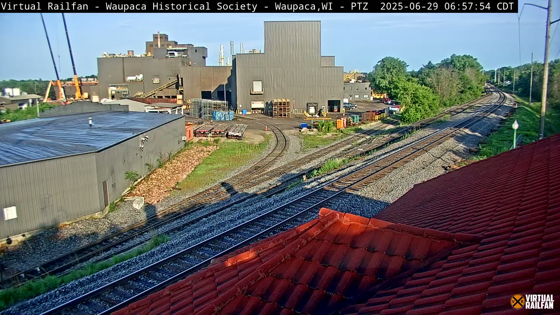 Waupaca City & Waupaca Train Station Live Cam - Waupaca, Waupaca County, Wisconsin, USA