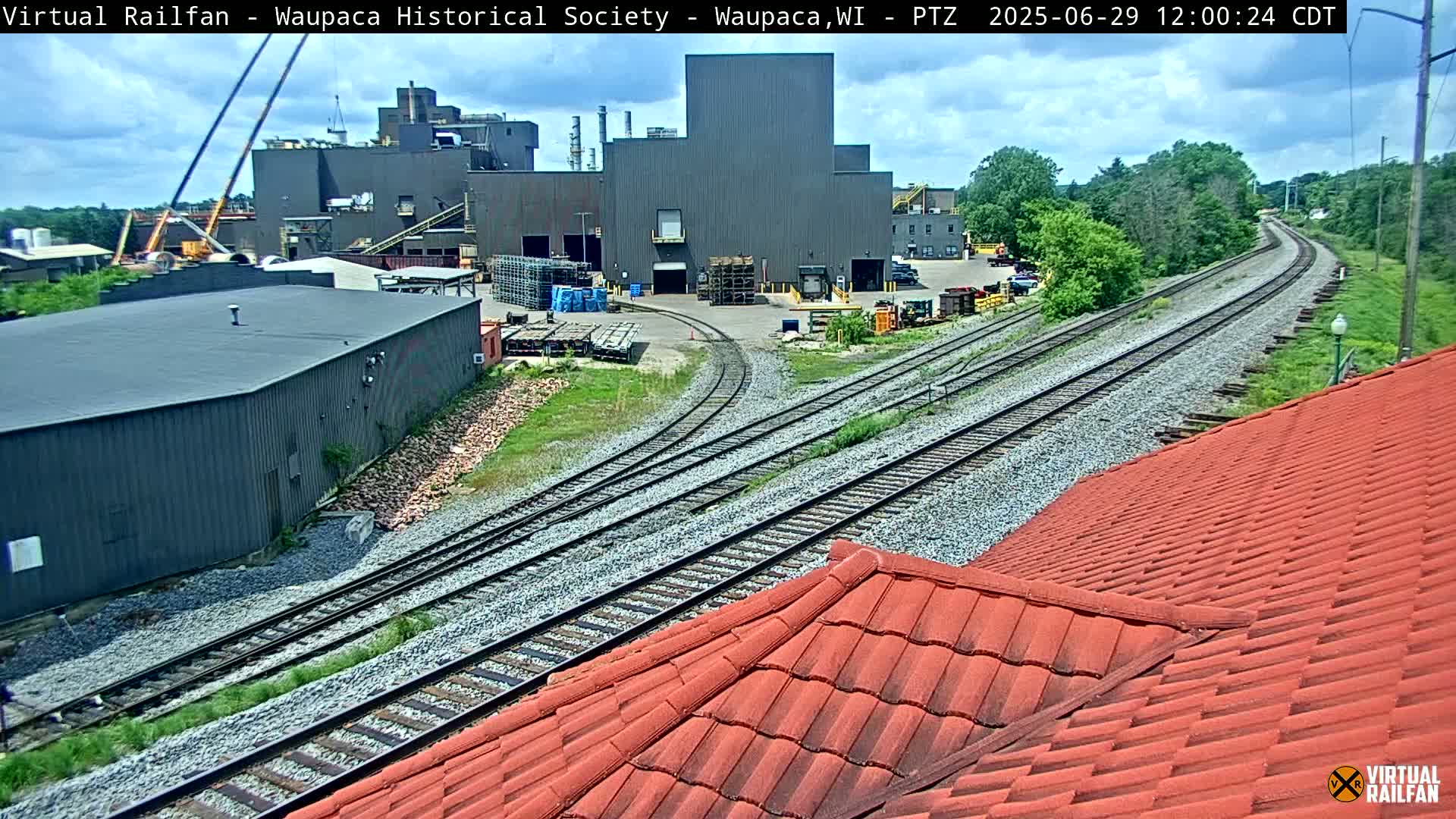 Waupaca City & Waupaca Train Station Live Cam - Waupaca, Waupaca County, Wisconsin, USA