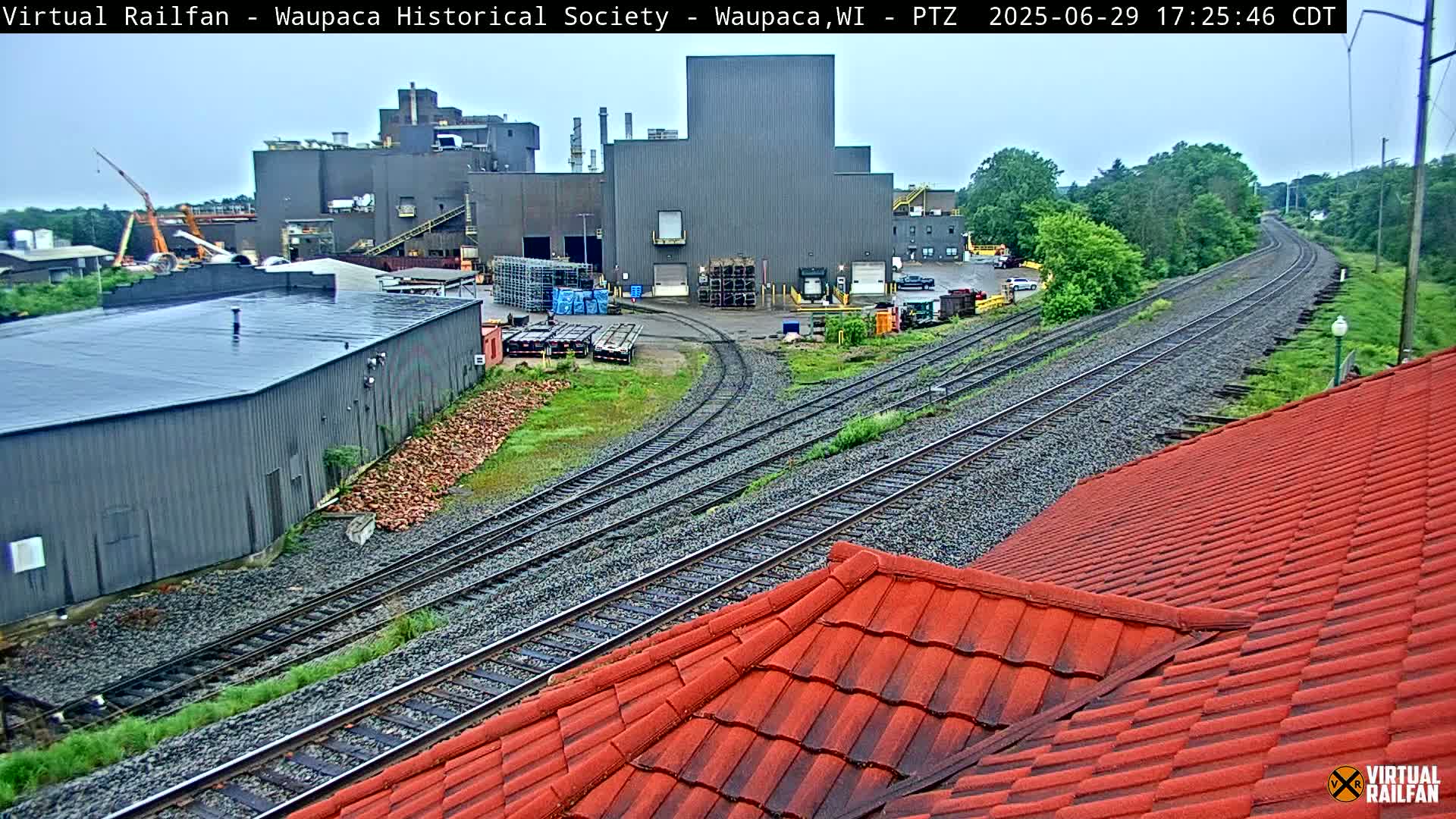 Waupaca City & Waupaca Train Station Live Cam - Waupaca, Waupaca County, Wisconsin, USA