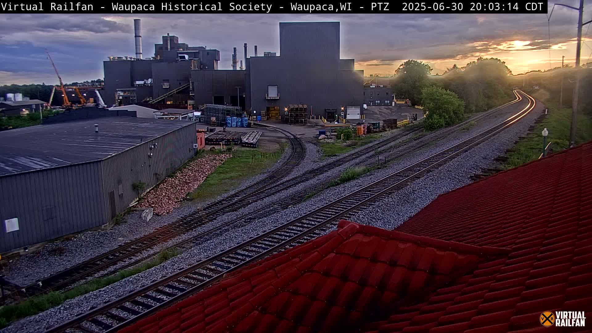 Waupaca City & Waupaca Train Station Live Cam - Waupaca, Waupaca County, Wisconsin, USA