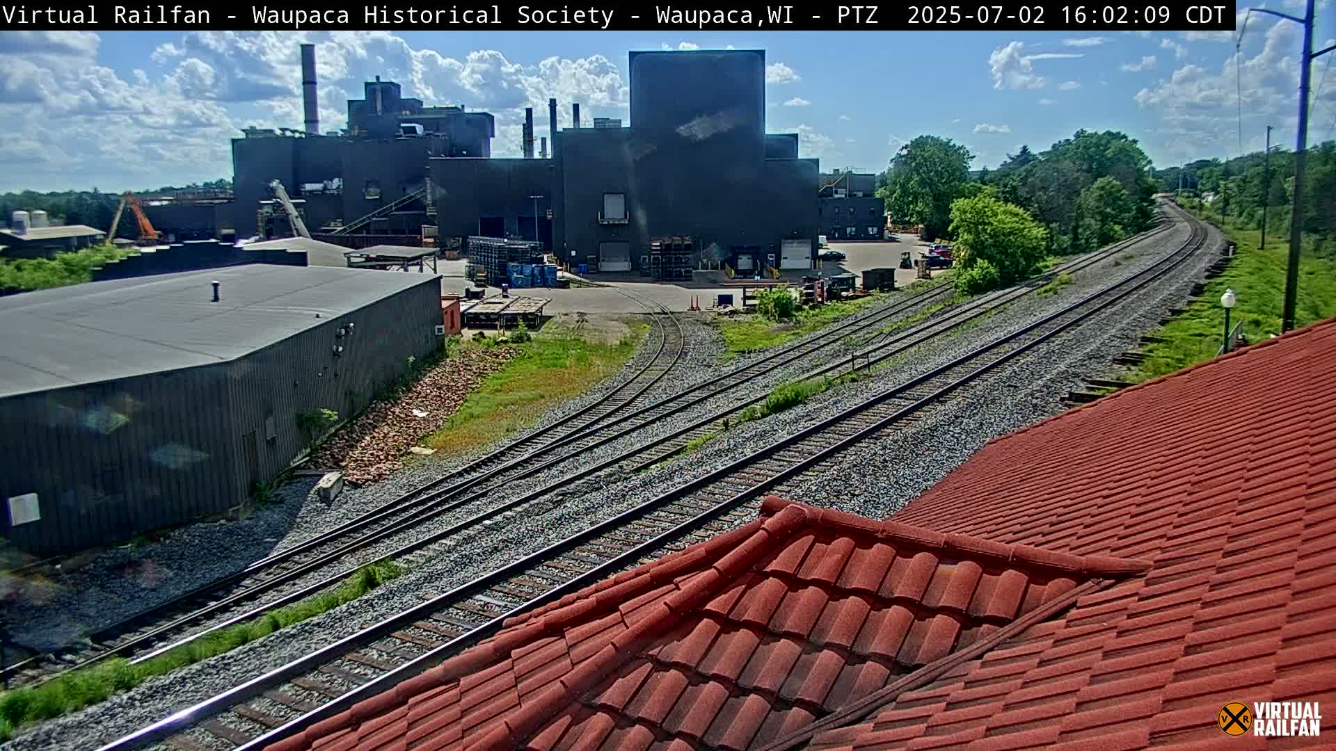 Waupaca City & Waupaca Train Station Live Cam - Waupaca, Waupaca County, Wisconsin, USA