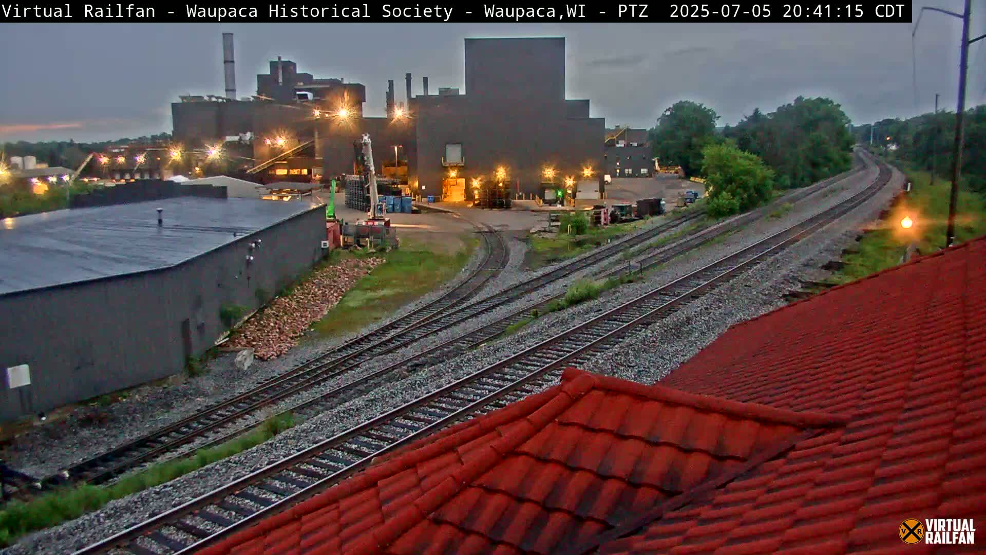 Waupaca City & Waupaca Train Station Live Cam - Waupaca, Waupaca County, Wisconsin, USA