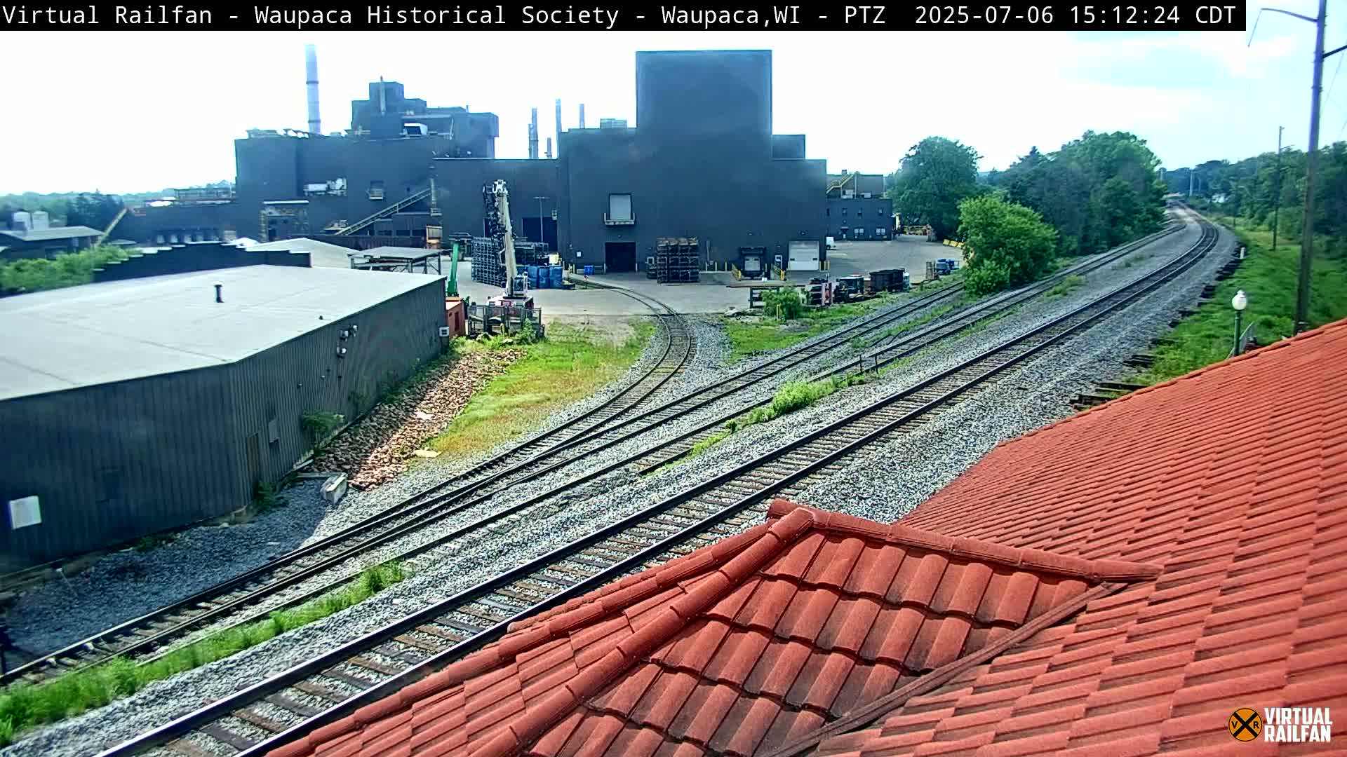 Waupaca City & Waupaca Train Station Live Cam - Waupaca, Waupaca County, Wisconsin, USA