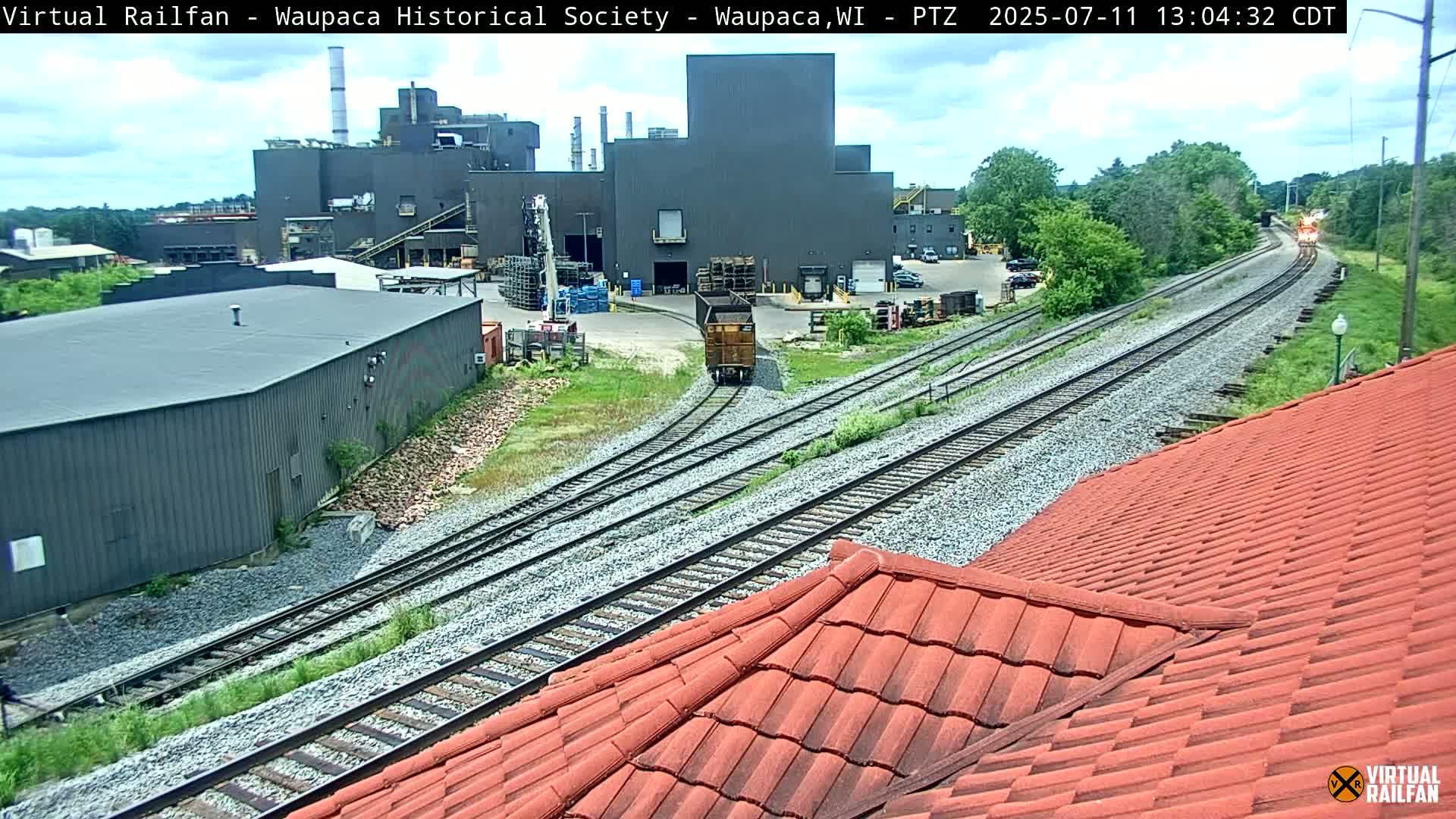 Waupaca City & Waupaca Train Station Live Cam - Waupaca, Waupaca County, Wisconsin, USA