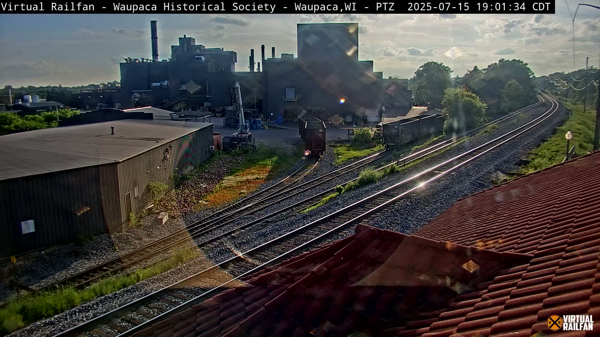 Waupaca City & Waupaca Train Station Live Cam - Waupaca, Waupaca County, Wisconsin, USA