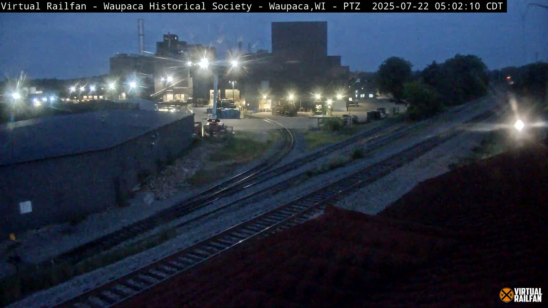 Waupaca City & Waupaca Train Station Live Cam - Waupaca, Waupaca County, Wisconsin, USA