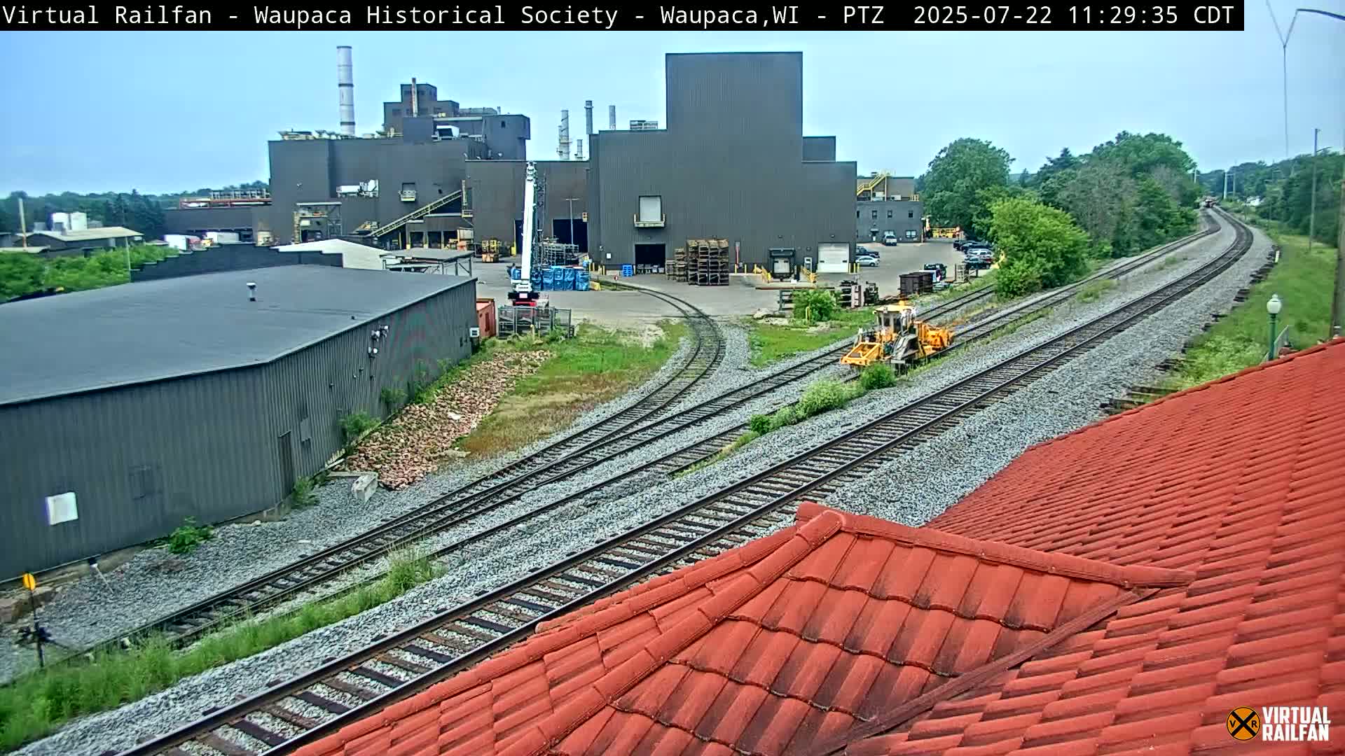 Waupaca City & Waupaca Train Station Live Cam - Waupaca, Waupaca County, Wisconsin, USA