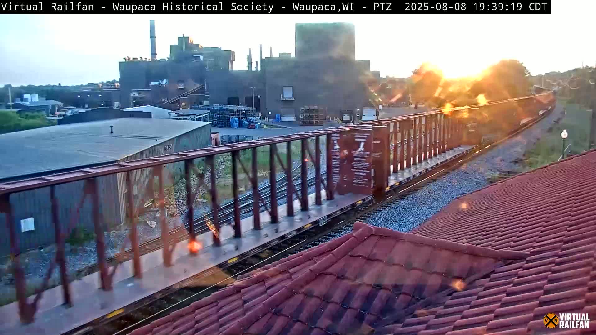 Waupaca City & Waupaca Train Station Live Cam - Waupaca, Waupaca County, Wisconsin, USA