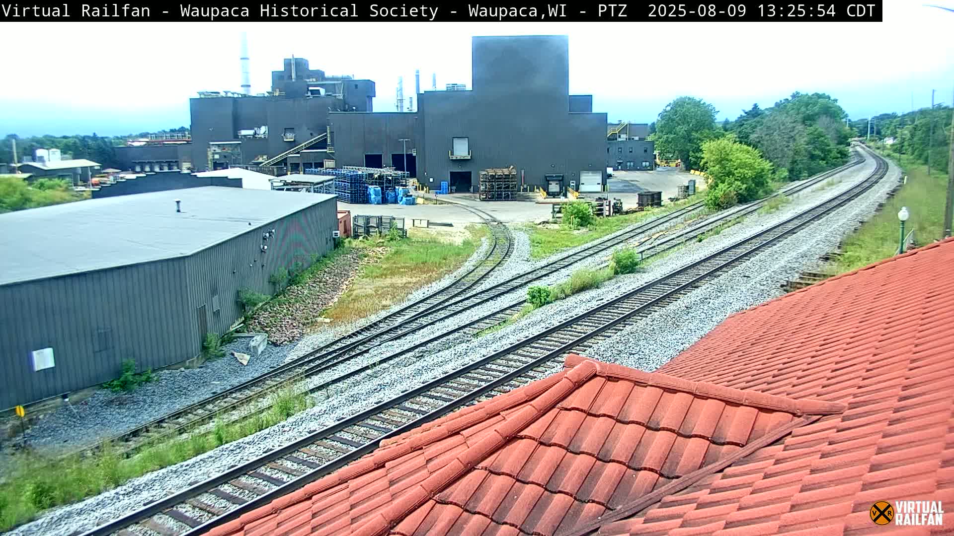 Waupaca City & Waupaca Train Station Live Cam - Waupaca, Waupaca County, Wisconsin, USA