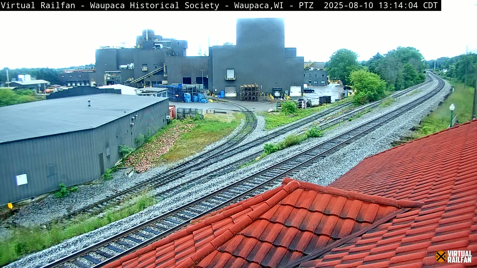 Waupaca City & Waupaca Train Station Live Cam - Waupaca, Waupaca County, Wisconsin, USA